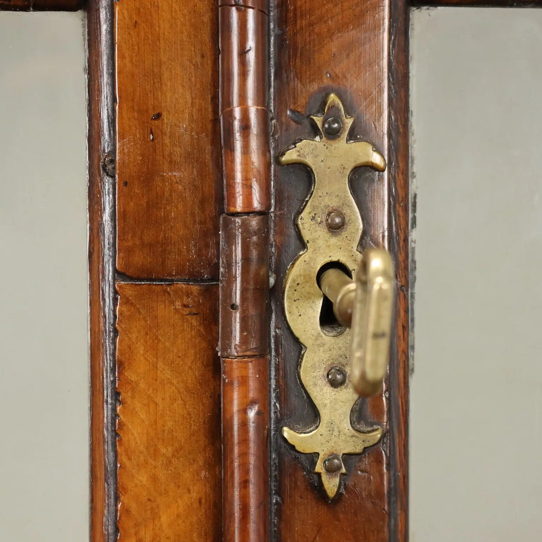 Chippendale Walnut Display Cabinet - Mid 20th Century