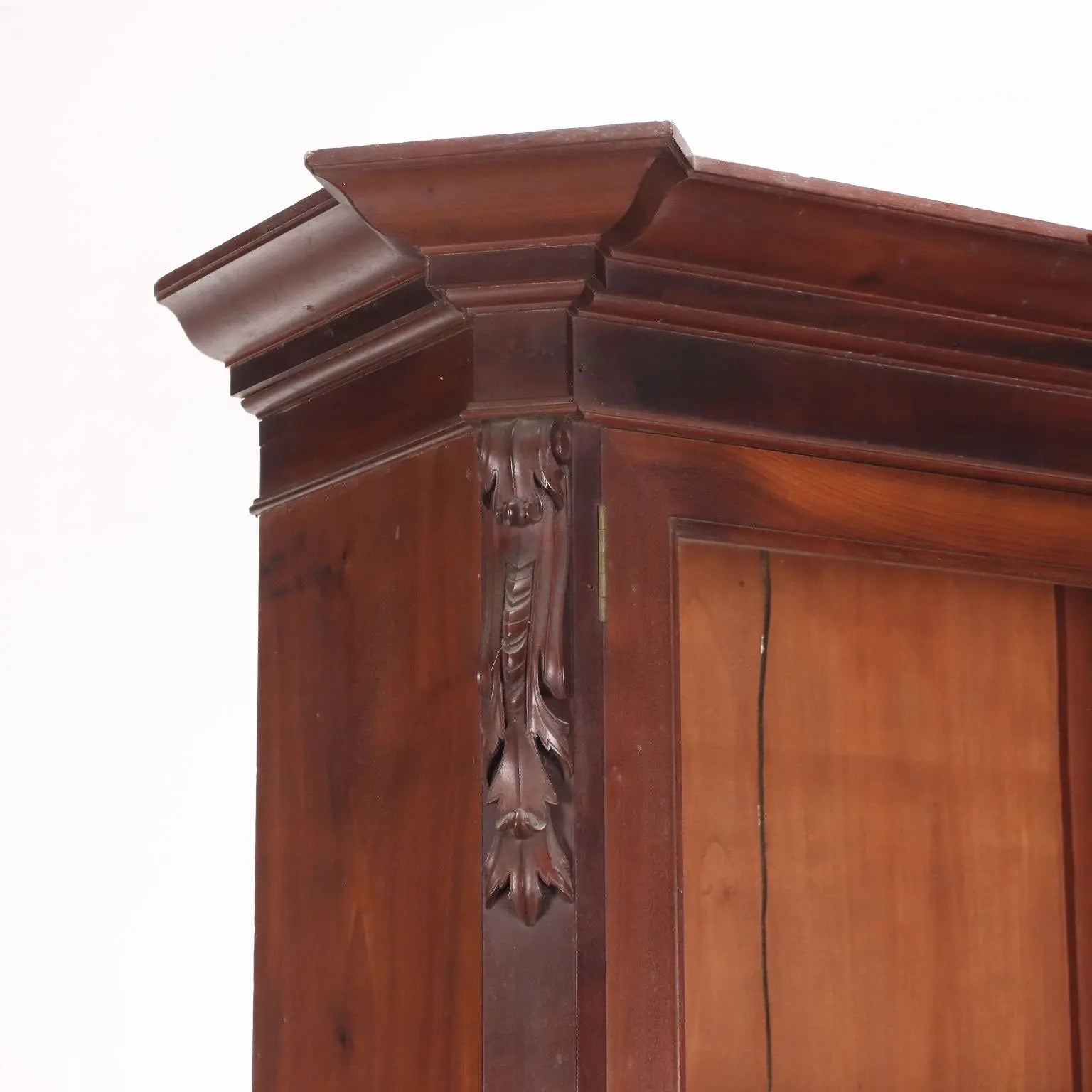 Antique Cupboard Louis Philippe Mahogany Drawers Italy XIX Century - Italy, Mid XIX Century | Antiques | Bookcases & Showcases