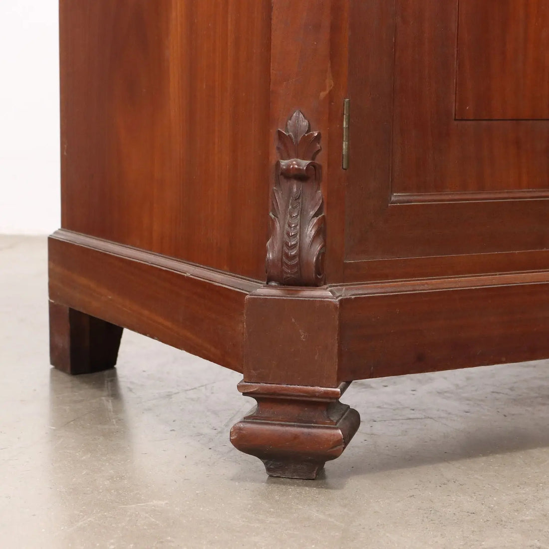 Antique Cupboard Louis Philippe Mahogany Drawers Italy XIX Century - Italy, Mid XIX Century | Antiques | Bookcases & Showcases