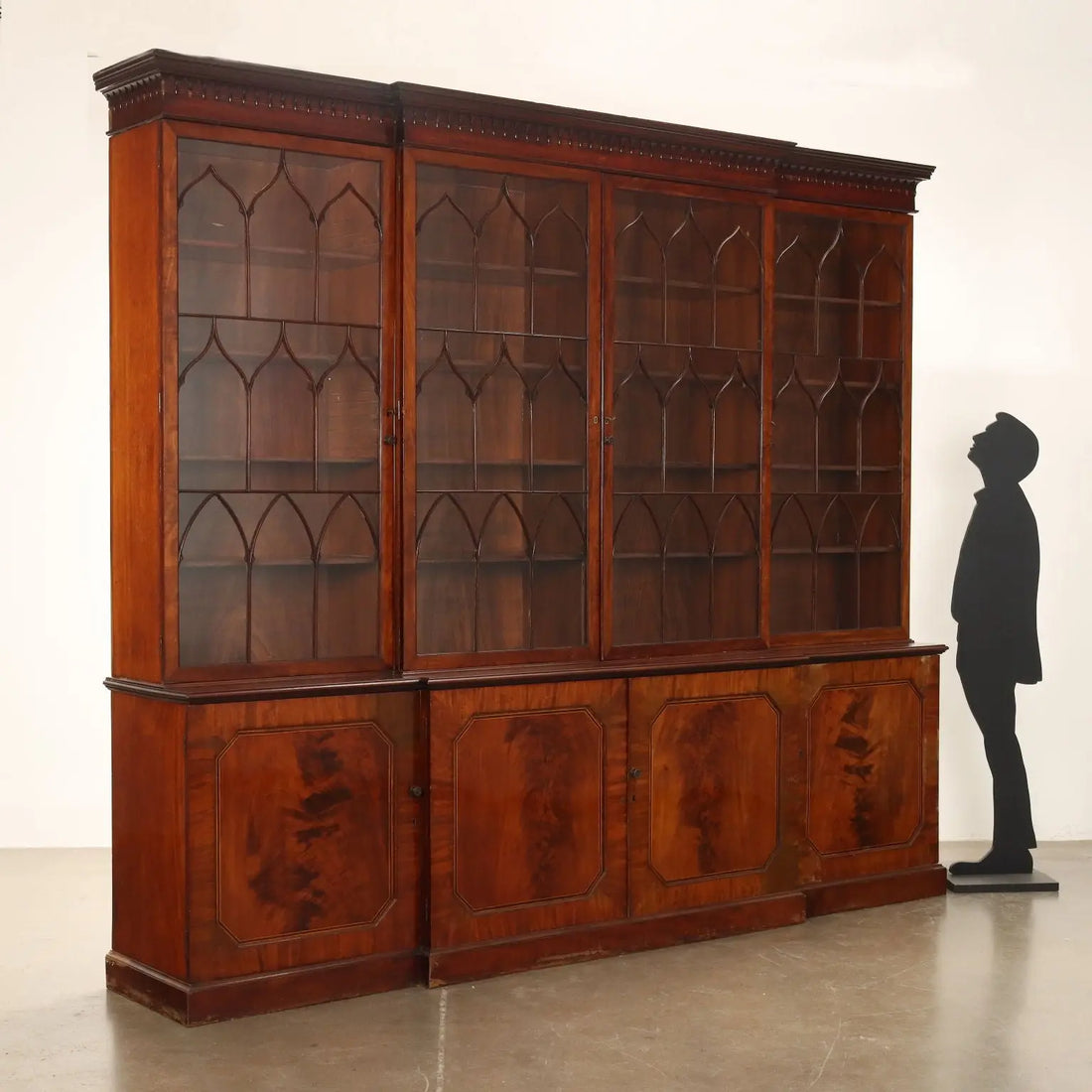 Great Antique Bookcase Mahogany Glass Doors XIX Century - England, Early XIX Century | Antiques | Bookcases & Showcases