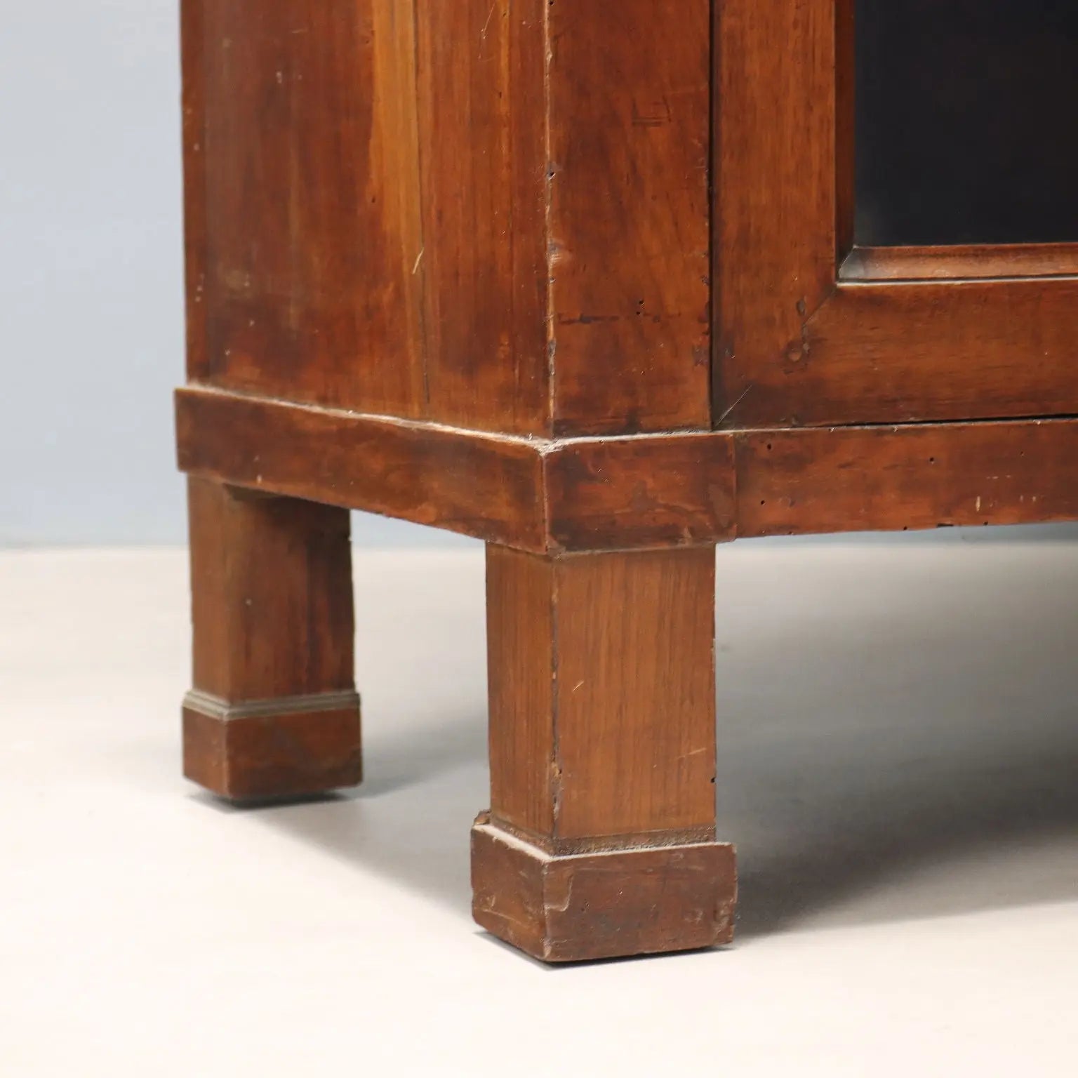 Antique Empire Display Cabinet Walnut Bronze Italy XIX Century - Italy, Early XIX Century | Antiques | Bookcases & Showcases