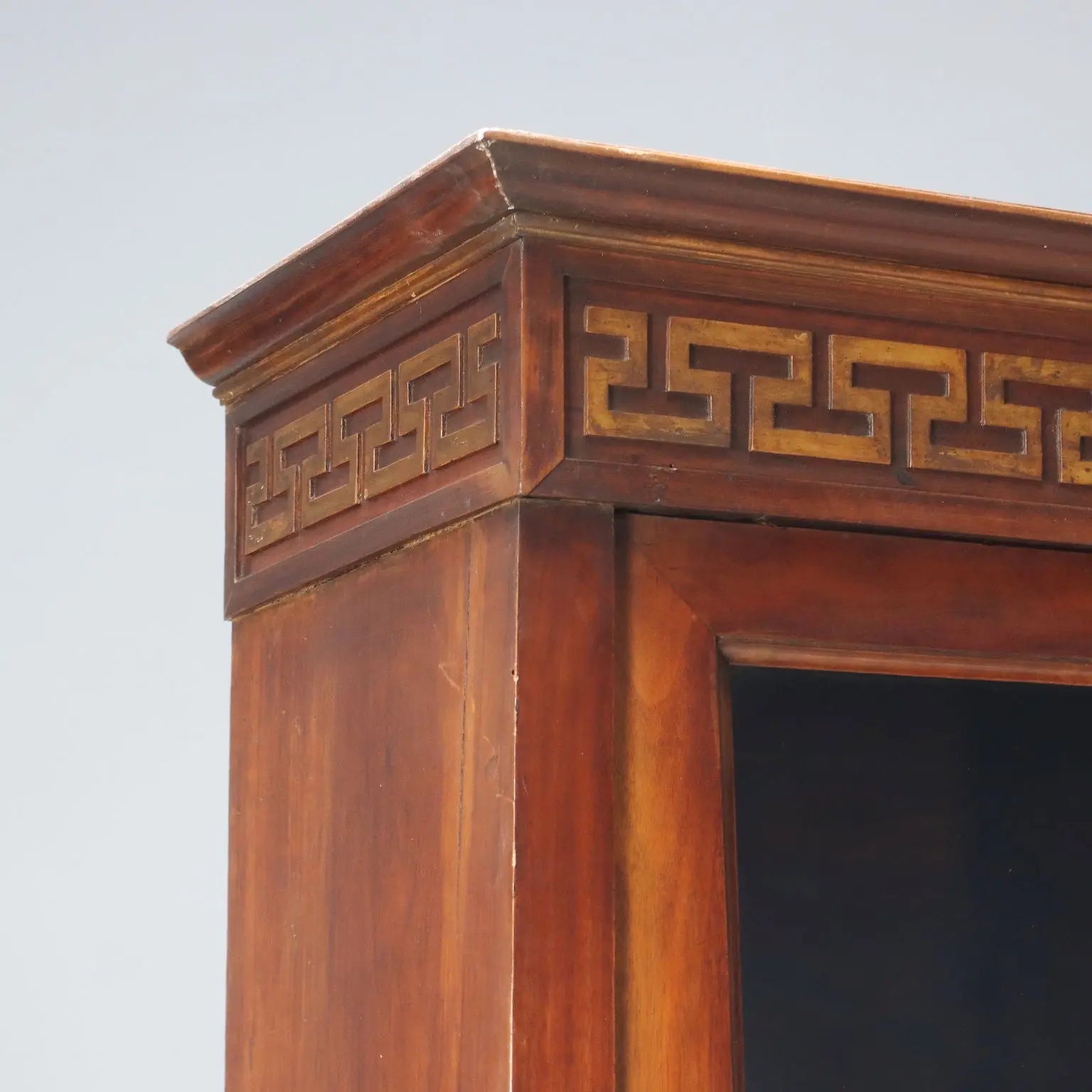 Antique Empire Display Cabinet Walnut Bronze Italy XIX Century - Italy, Early XIX Century | Antiques | Bookcases & Showcases