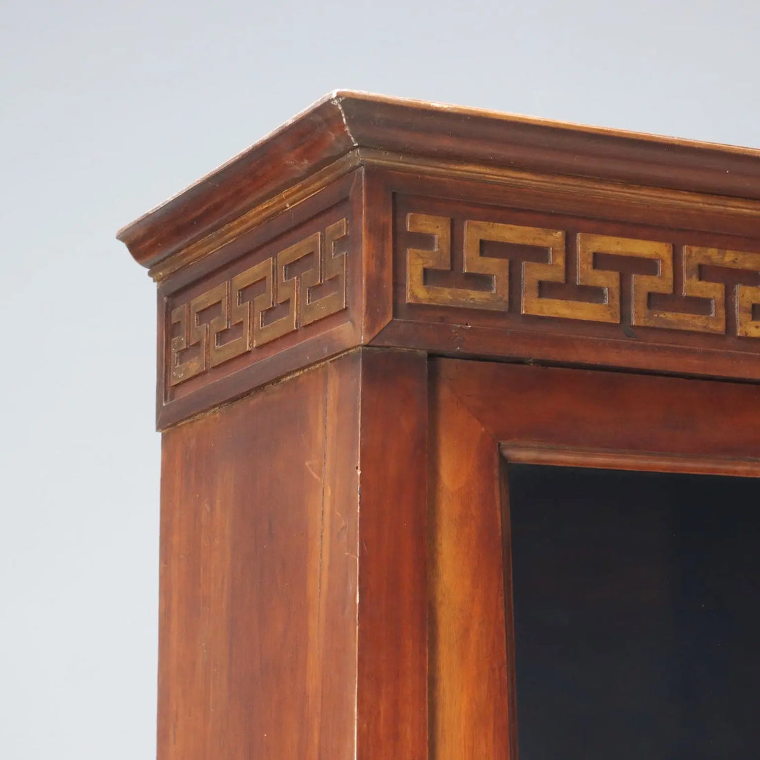 Antique Empire Display Cabinet Walnut Bronze Italy XIX Century - Italy, Early XIX Century | Antiques | Bookcases & Showcases