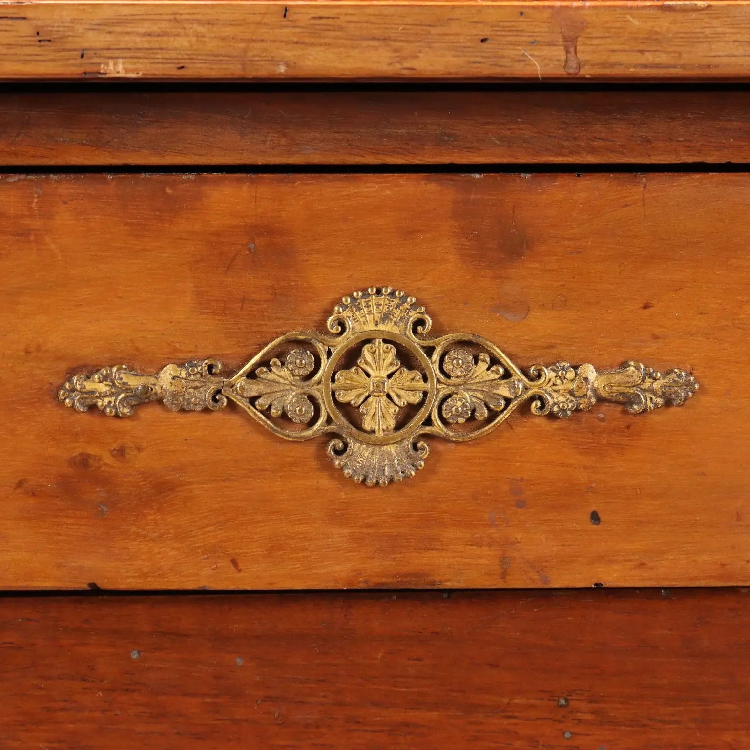 Antique Empire Display Cabinet Walnut Bronze Italy XIX Century - Italy, Early XIX Century | Antiques | Bookcases & Showcases