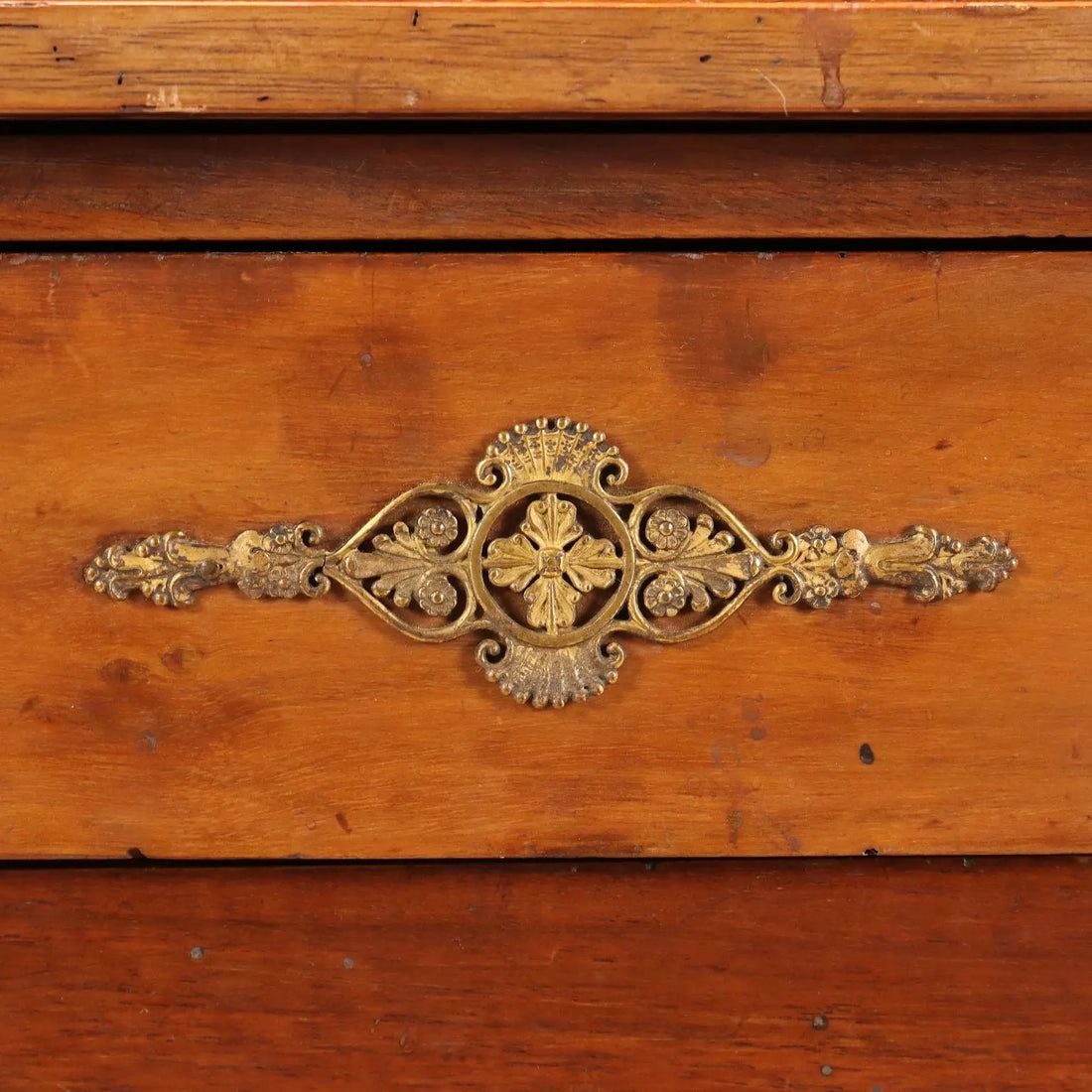 Antique Empire Display Cabinet Walnut Bronze Italy XIX Century - Italy, Early XIX Century | Antiques | Bookcases & Showcases