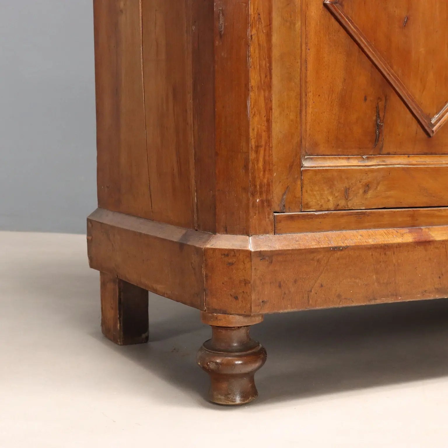 Antique Cupboard Walnut Poplar Drawers Doors Italy XIX Century - Italy, XIX Century | Antiques | Bookcases & Showcases