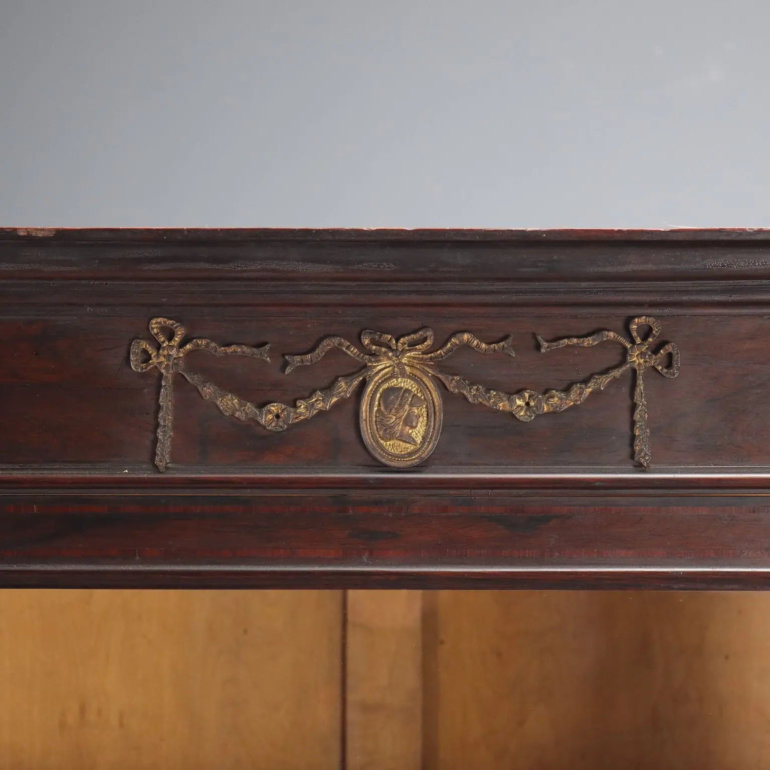 Rosewood and Bois de Rose Bookcase - 19th Century