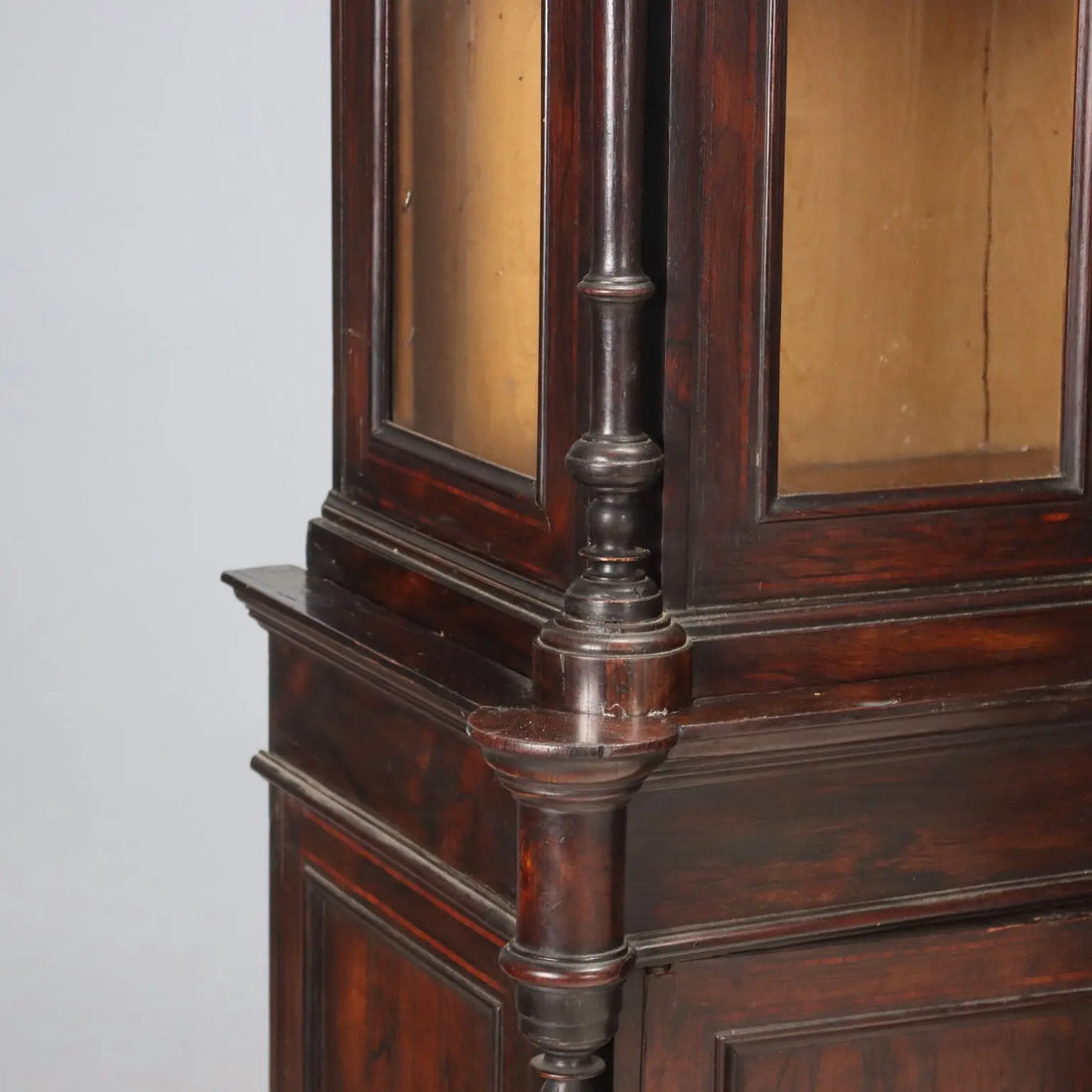 Rosewood and Bois de Rose Bookcase - 19th Century