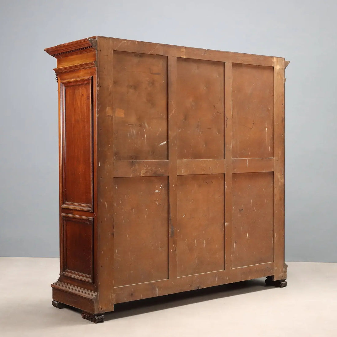 Antique Bookcase Neo-Renaissance Style Walnut Italy XX Century