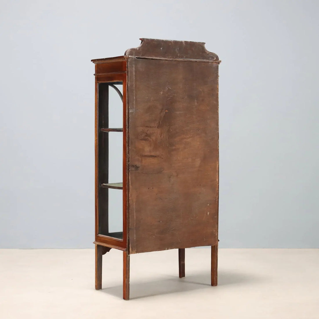 Antique Display Cabinet Art Nouveau Maple Italy XX Century