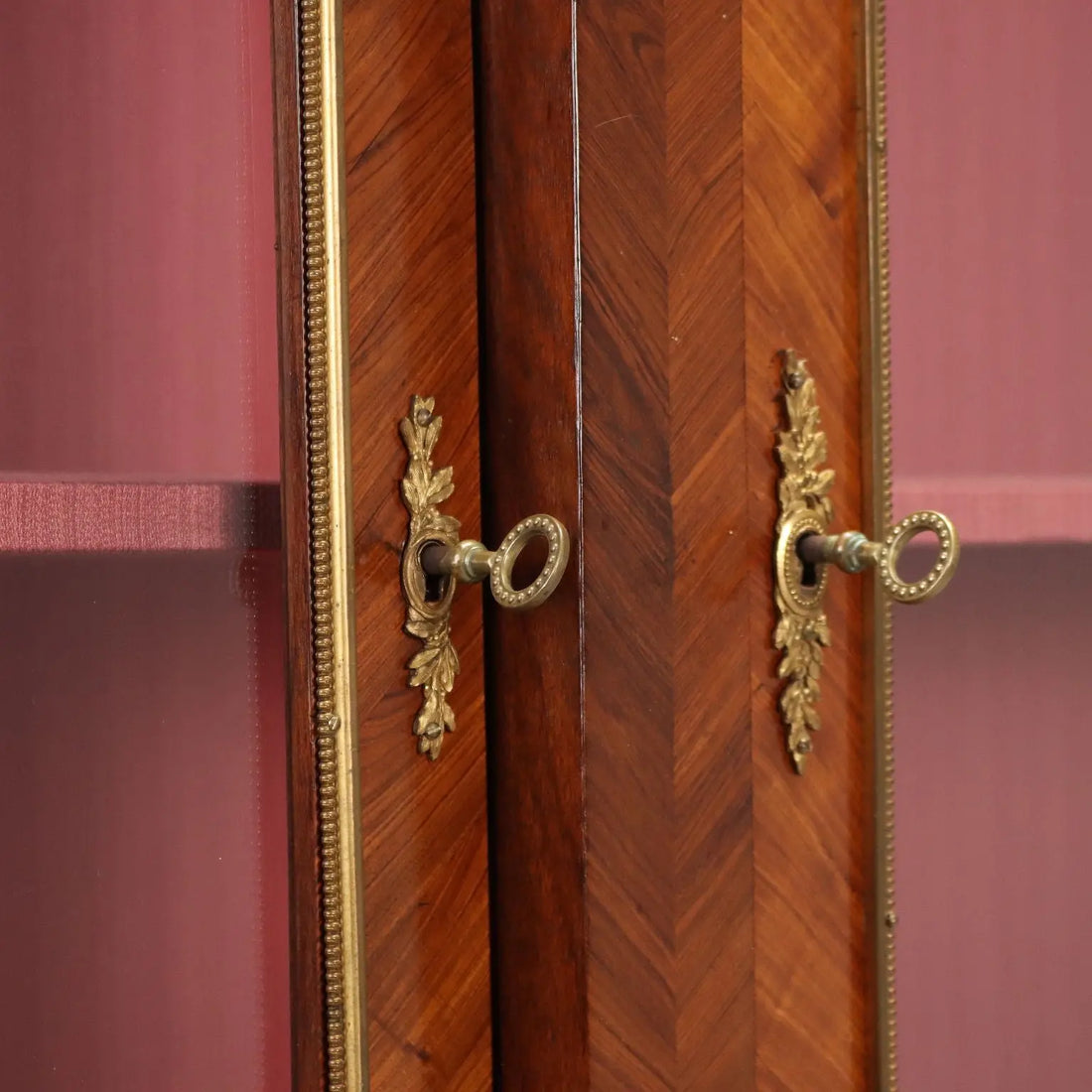 Antique Bookcase Bois de Violette Bronze XIX Century
