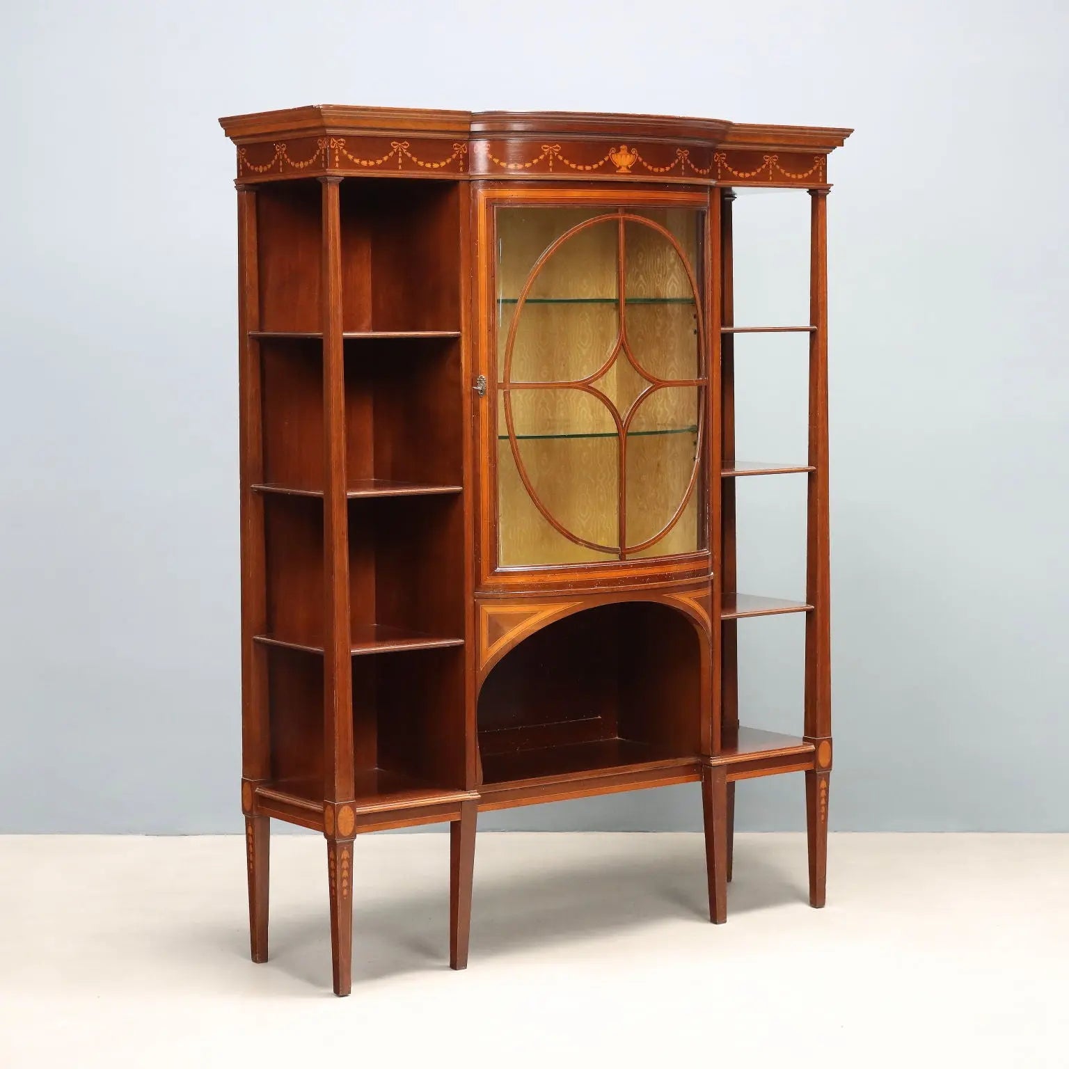 19th Century Mahogany Display Cabinet