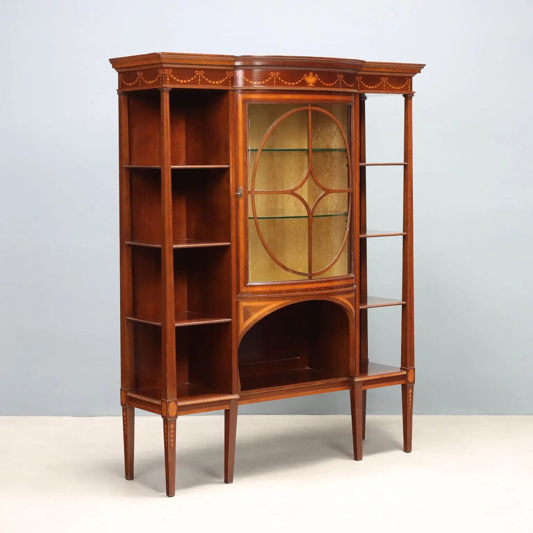 19th Century Mahogany Display Cabinet