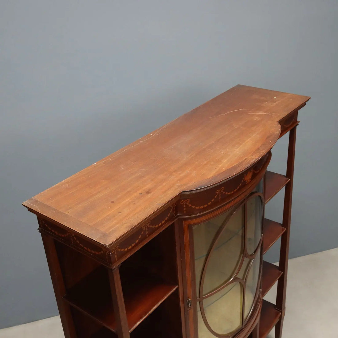 19th Century Mahogany Display Cabinet