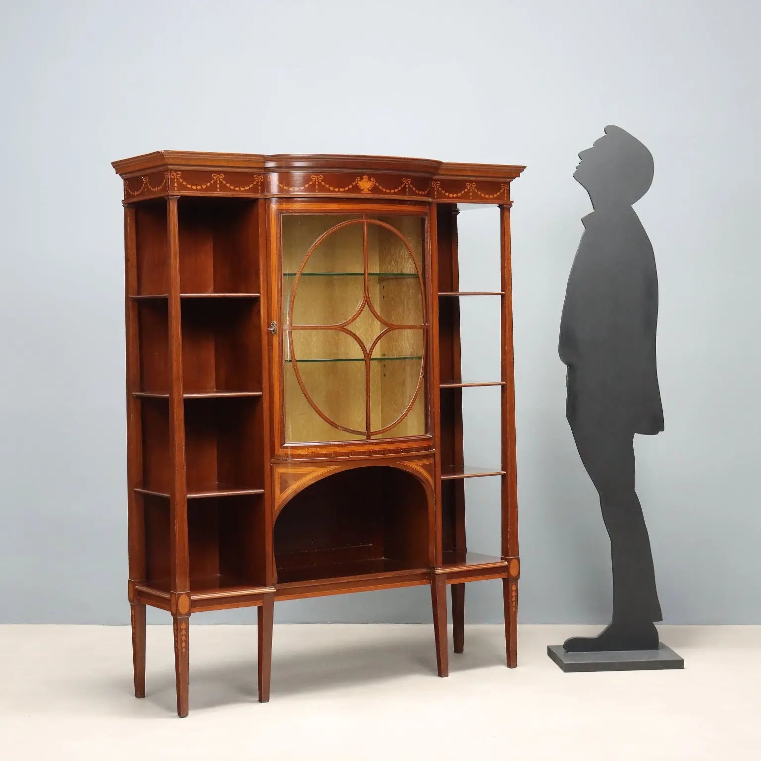 19th Century Mahogany Display Cabinet