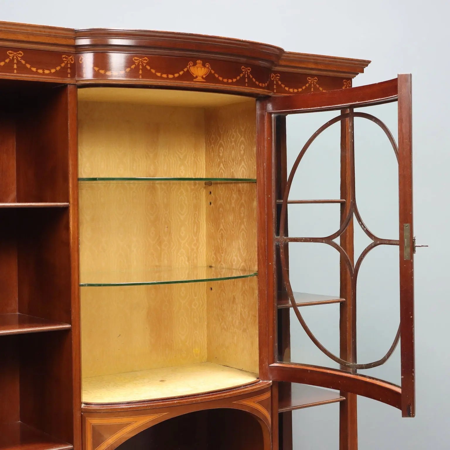19th Century Mahogany Display Cabinet