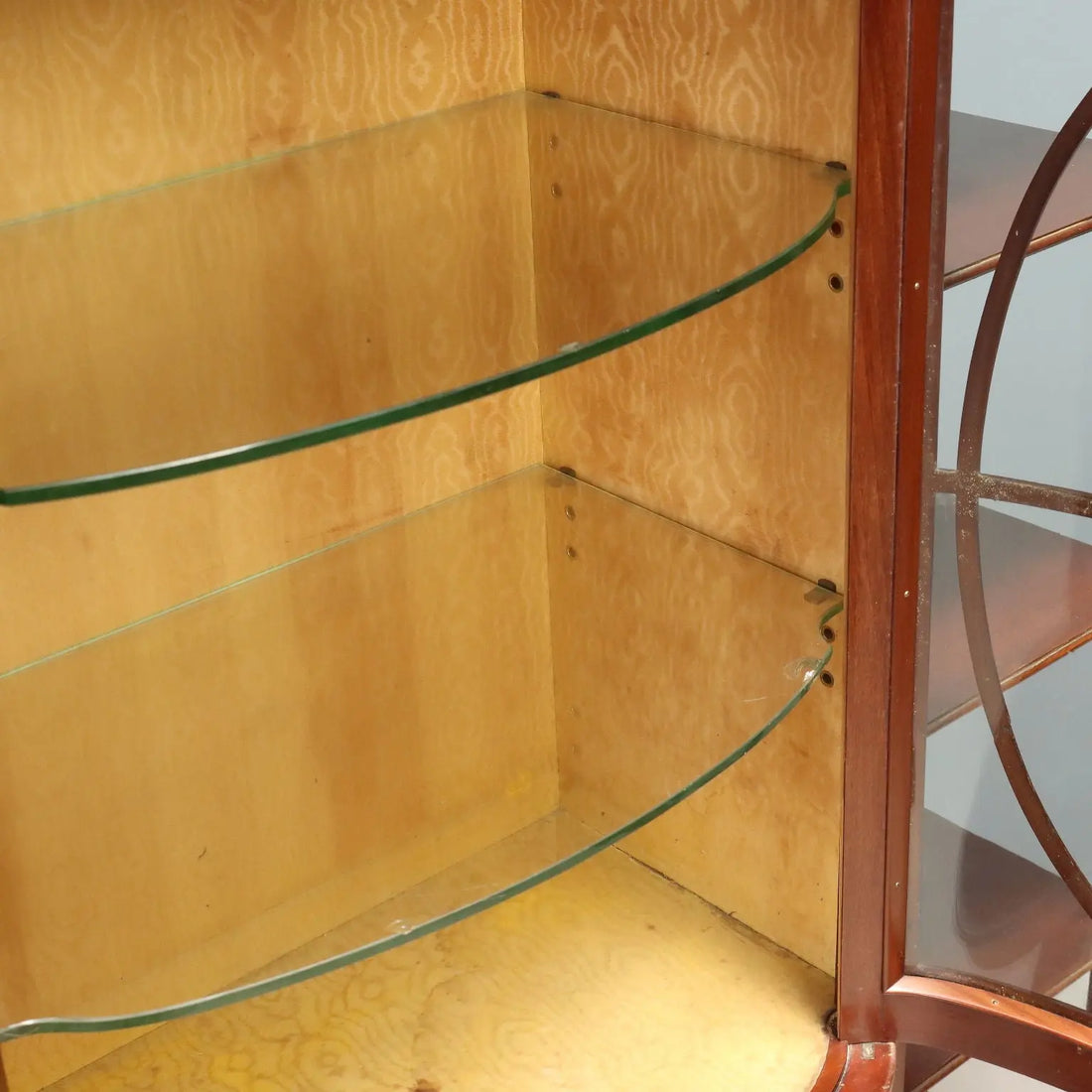 19th Century Mahogany Display Cabinet