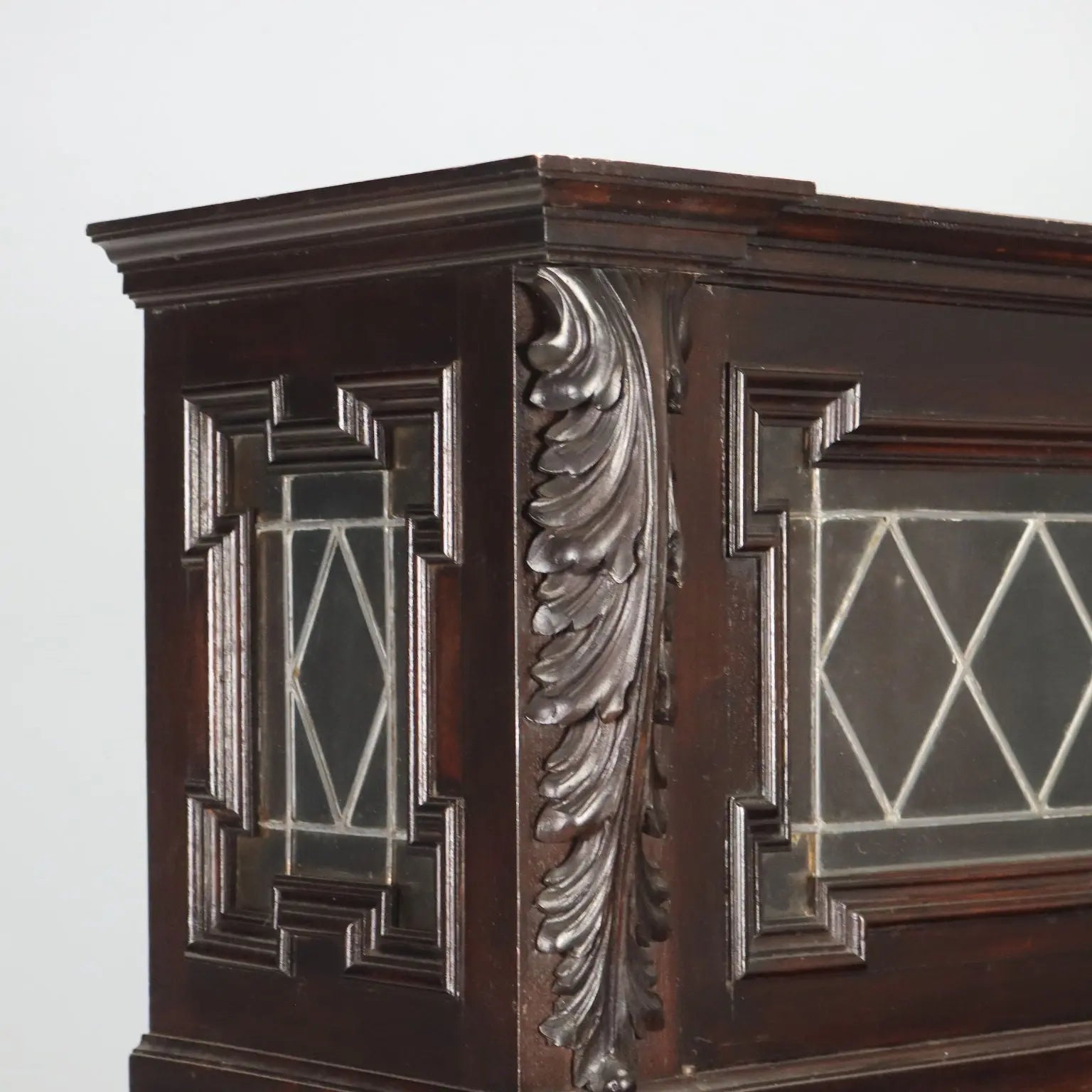 Antique Showcase Neo-Renaissance Style Walnut Late XIX Century