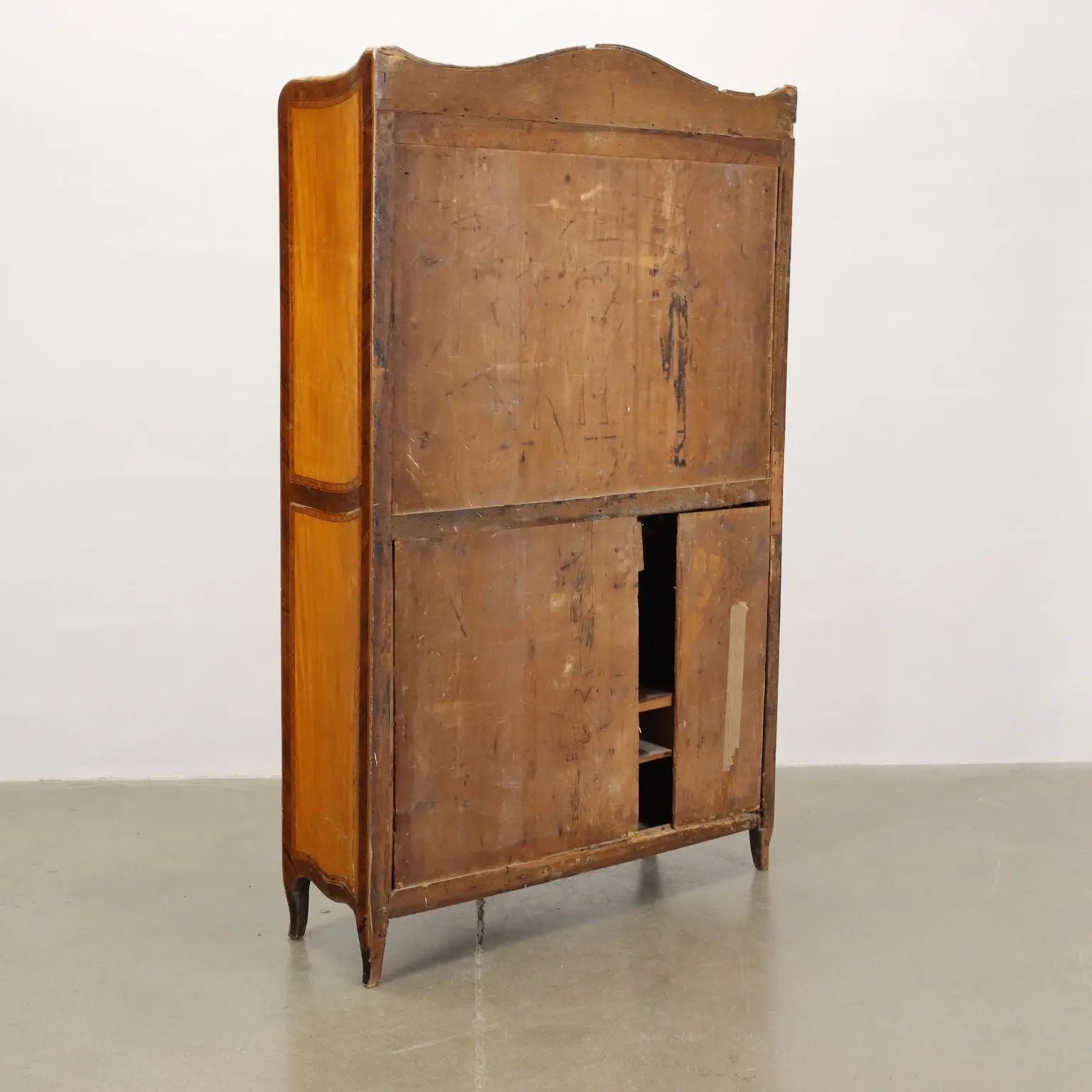 Ancient Secrétaire Mahogany and Fir Italy XVIII Century - Third Quarter XVIII Century | Antiques | Drop-Leaf Secretaire & Secretaire