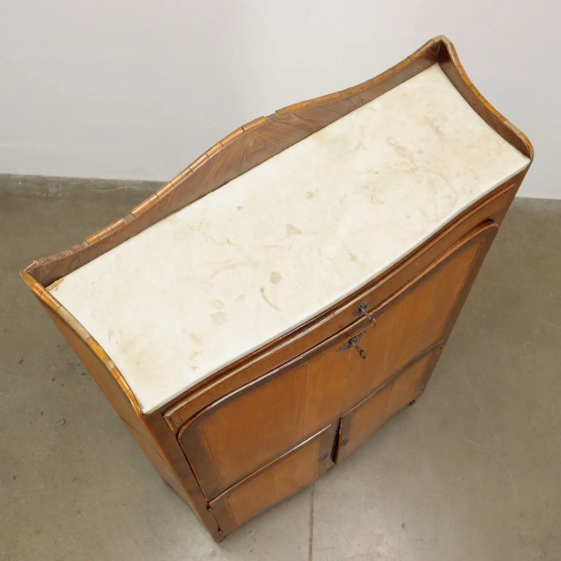 Ancient Secrétaire Mahogany and Fir Italy XVIII Century - Third Quarter XVIII Century | Antiques | Drop-Leaf Secretaire & Secretaire