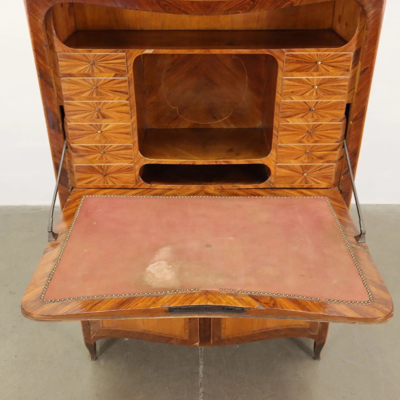 Ancient Secrétaire Mahogany and Fir Italy XVIII Century - Third Quarter XVIII Century | Antiques | Drop-Leaf Secretaire & Secretaire