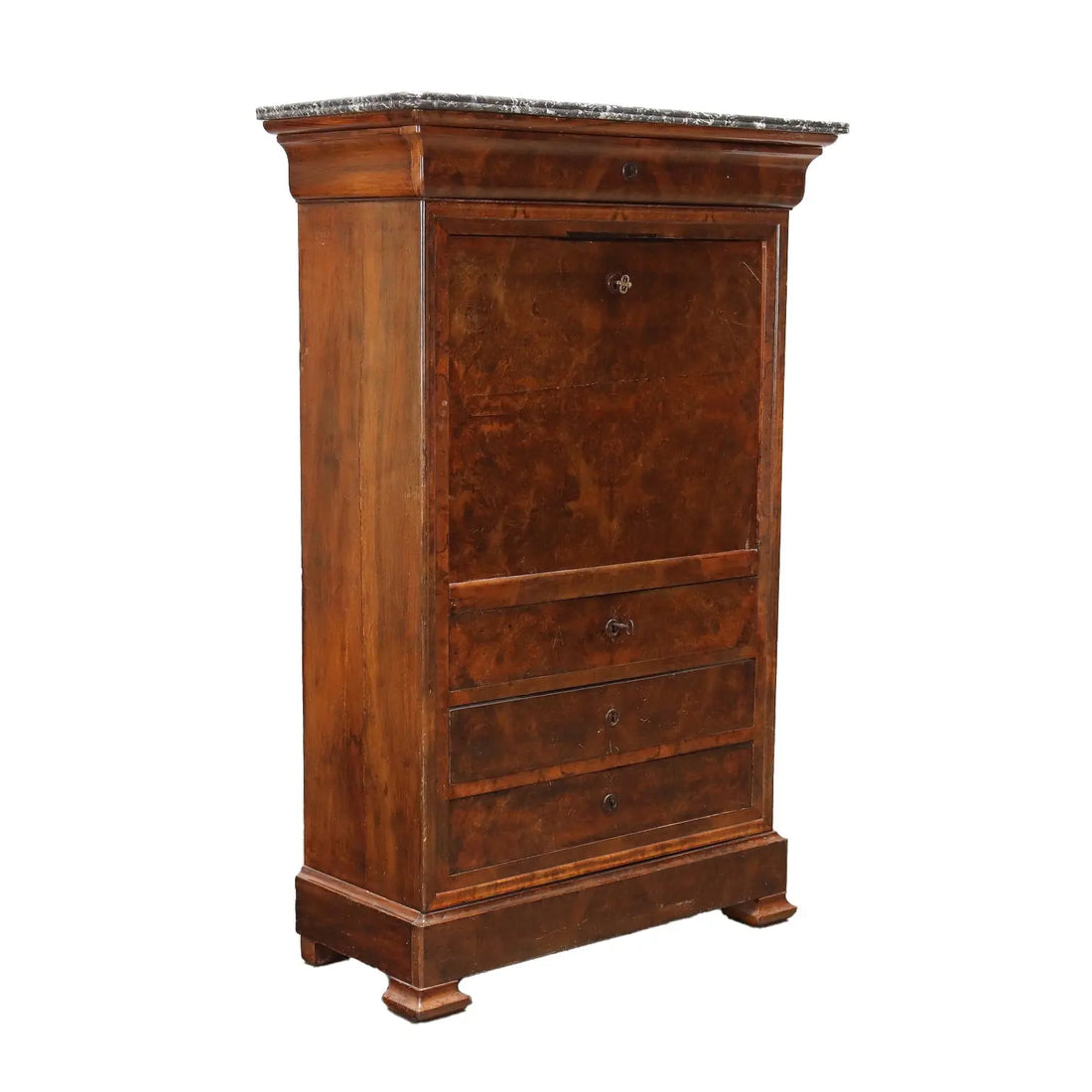 Eclectic Sécretaire Walnut France XIX Century | Antiques | Drop-Leaf Secretaire & Secretaire
