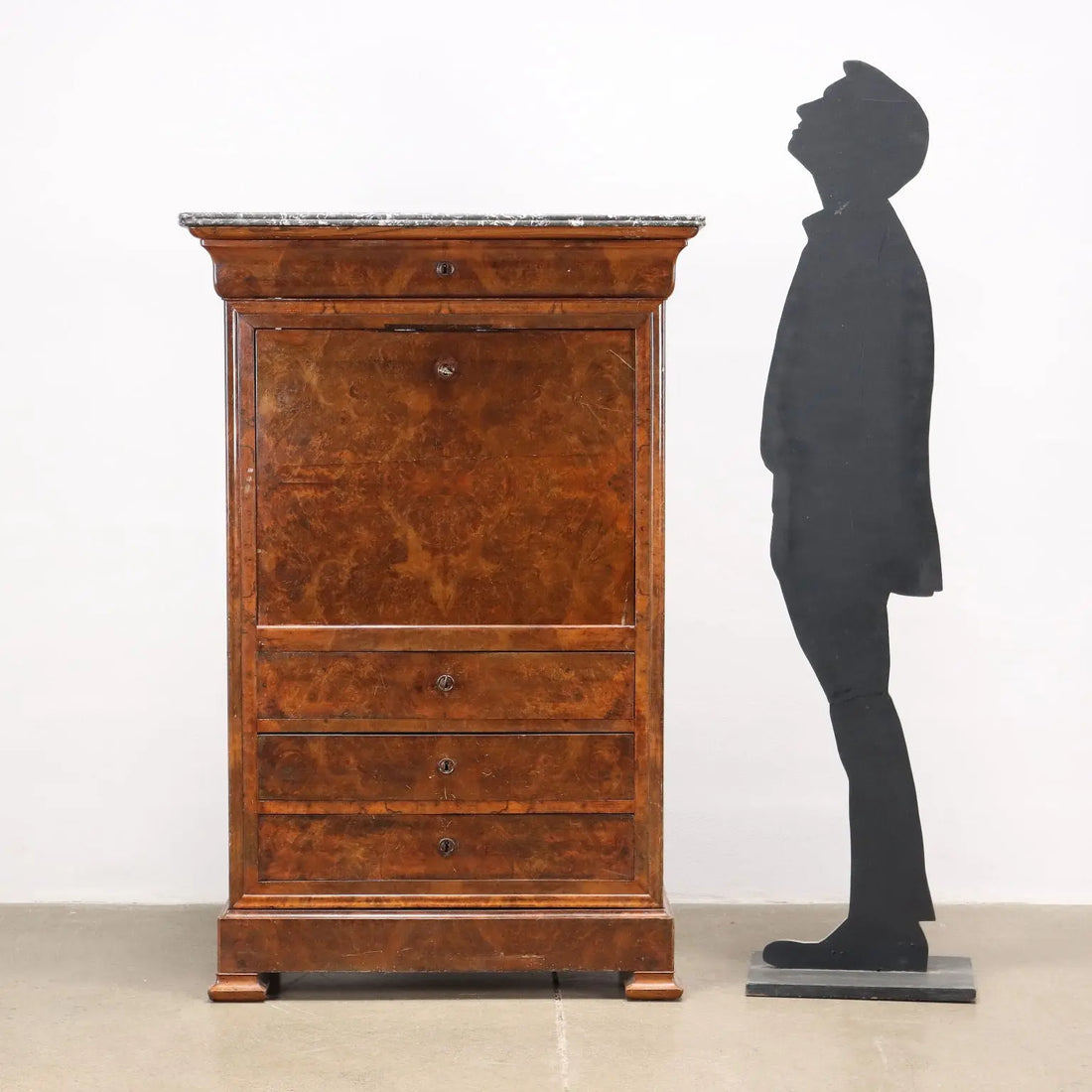 Eclectic Sécretaire Walnut France XIX Century | Antiques | Drop-Leaf Secretaire & Secretaire