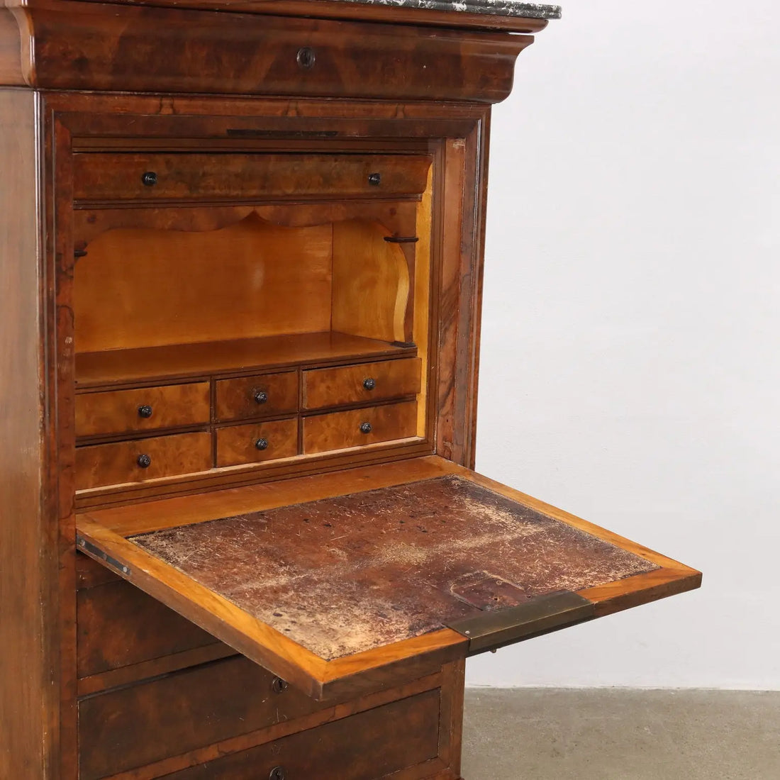 Eclectic Sécretaire Walnut France XIX Century | Antiques | Drop-Leaf Secretaire & Secretaire