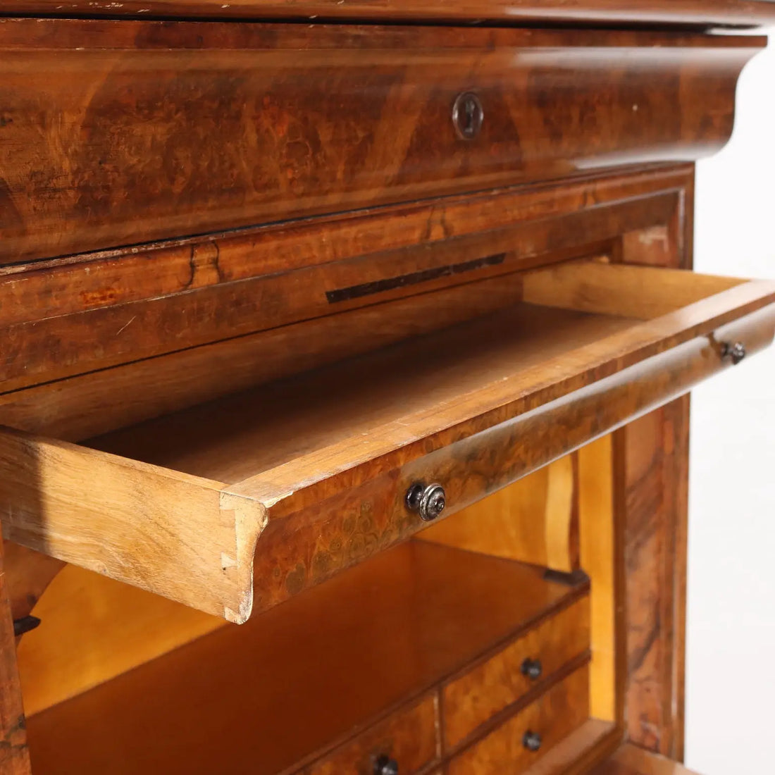 Eclectic Sécretaire Walnut France XIX Century | Antiques | Drop-Leaf Secretaire & Secretaire