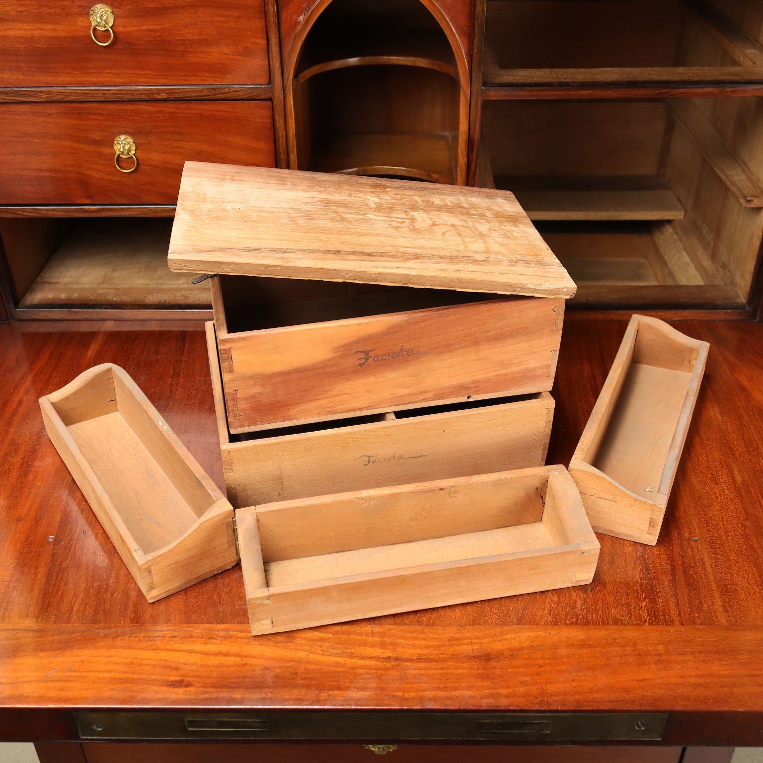  | Antiques  Drop-Leaf Secretaire & Secretaire