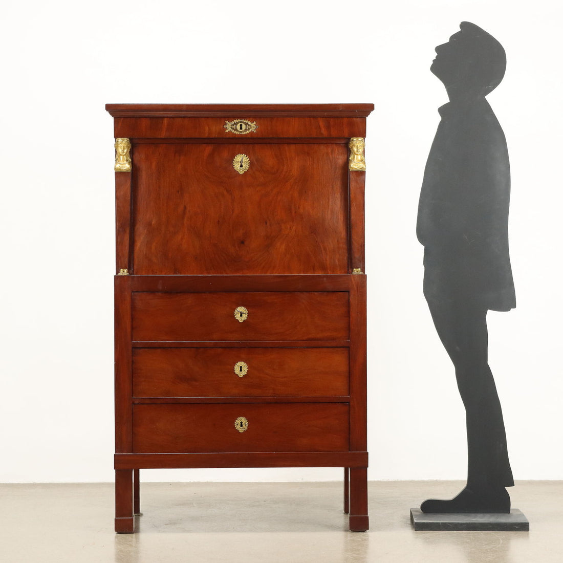  | Antiques  Drop-Leaf Secretaire & Secretaire