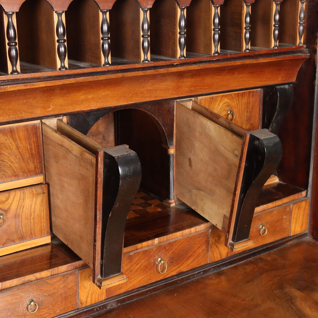  | Antiques  Drop-Leaf Secretaire & Secretaire