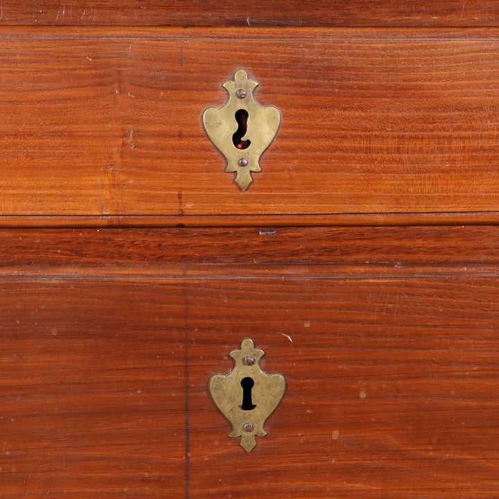 Antique Piedmontese Flap Cabinet Chestnut Poplar Italy XVIII Century - Piedmont, Late XVIII Century | Antiques  Drop-Leaf Secretaire & Secretaire