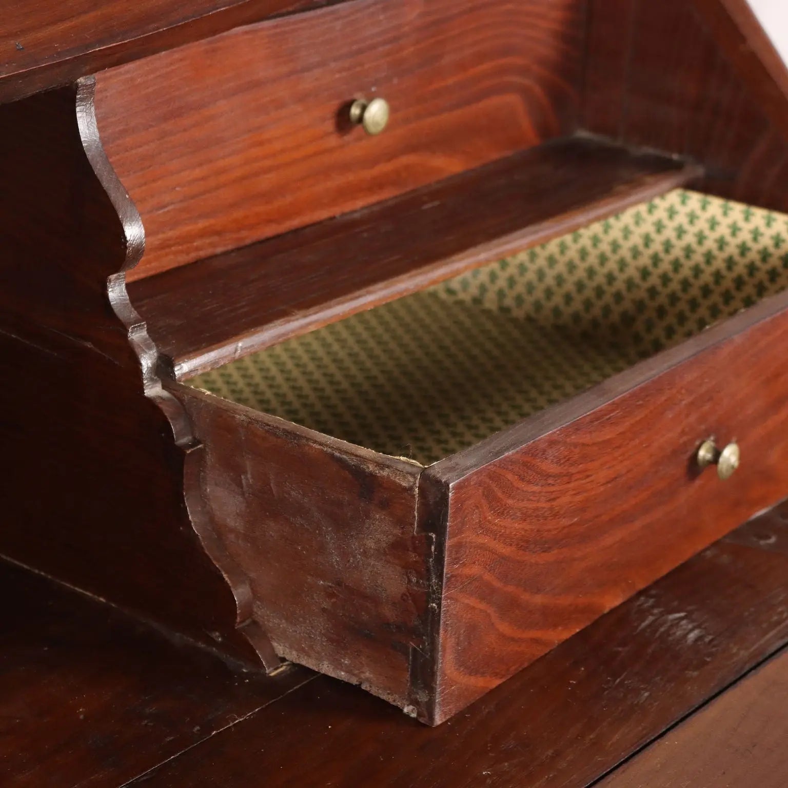 Antique Piedmontese Flap Cabinet Chestnut Poplar Italy XVIII Century - Piedmont, Late XVIII Century | Antiques | Drop-Leaf Secretaire & Secretaire