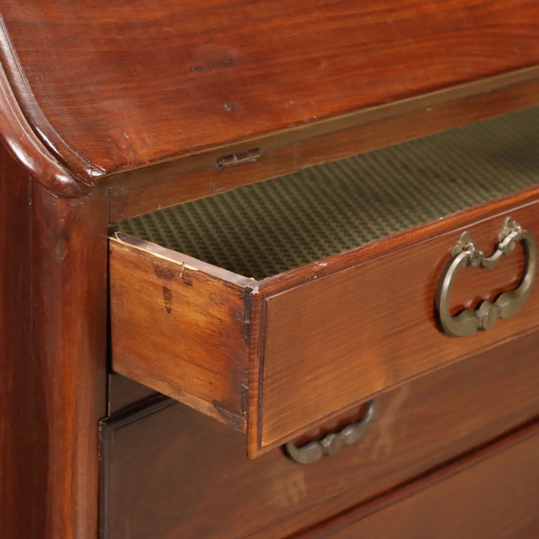 Antique Piedmontese Flap Cabinet Chestnut Poplar Italy XVIII Century - Piedmont, Late XVIII Century | Antiques | Drop-Leaf Secretaire & Secretaire