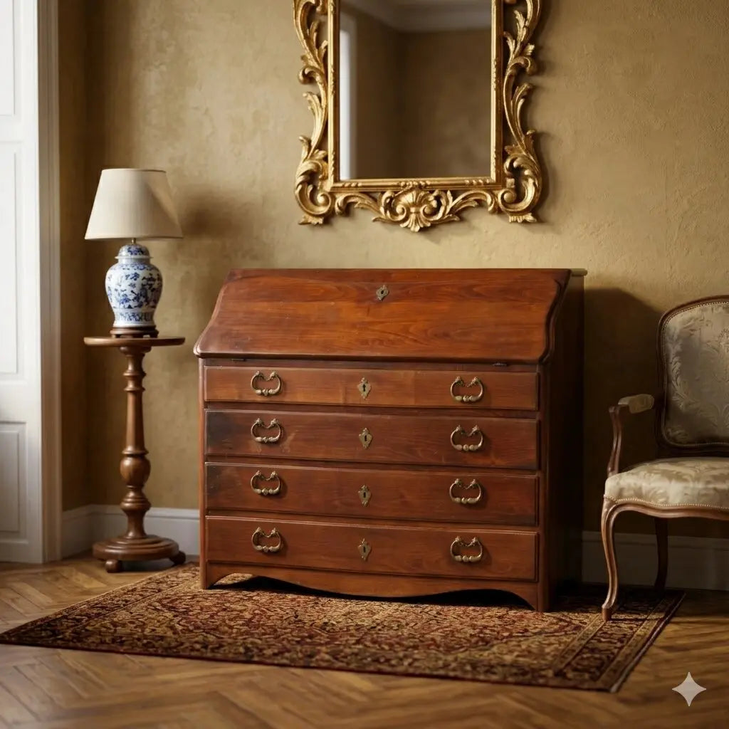 Chestnut Bureau from the 18th Century