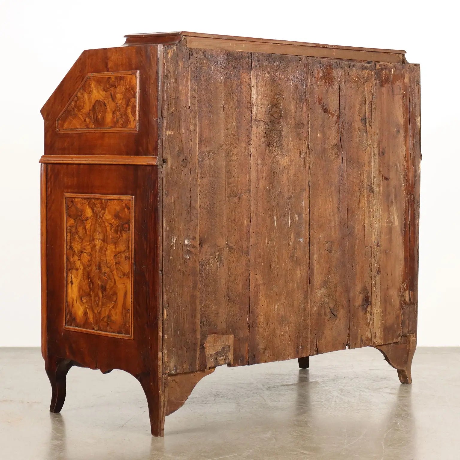 Antique Baroque Cabinet Walnut 4 Drawers Italy XVIII Century - Italy, Mid XVIII Century | Antiques | Drop-Leaf Secretaire & Secretaire