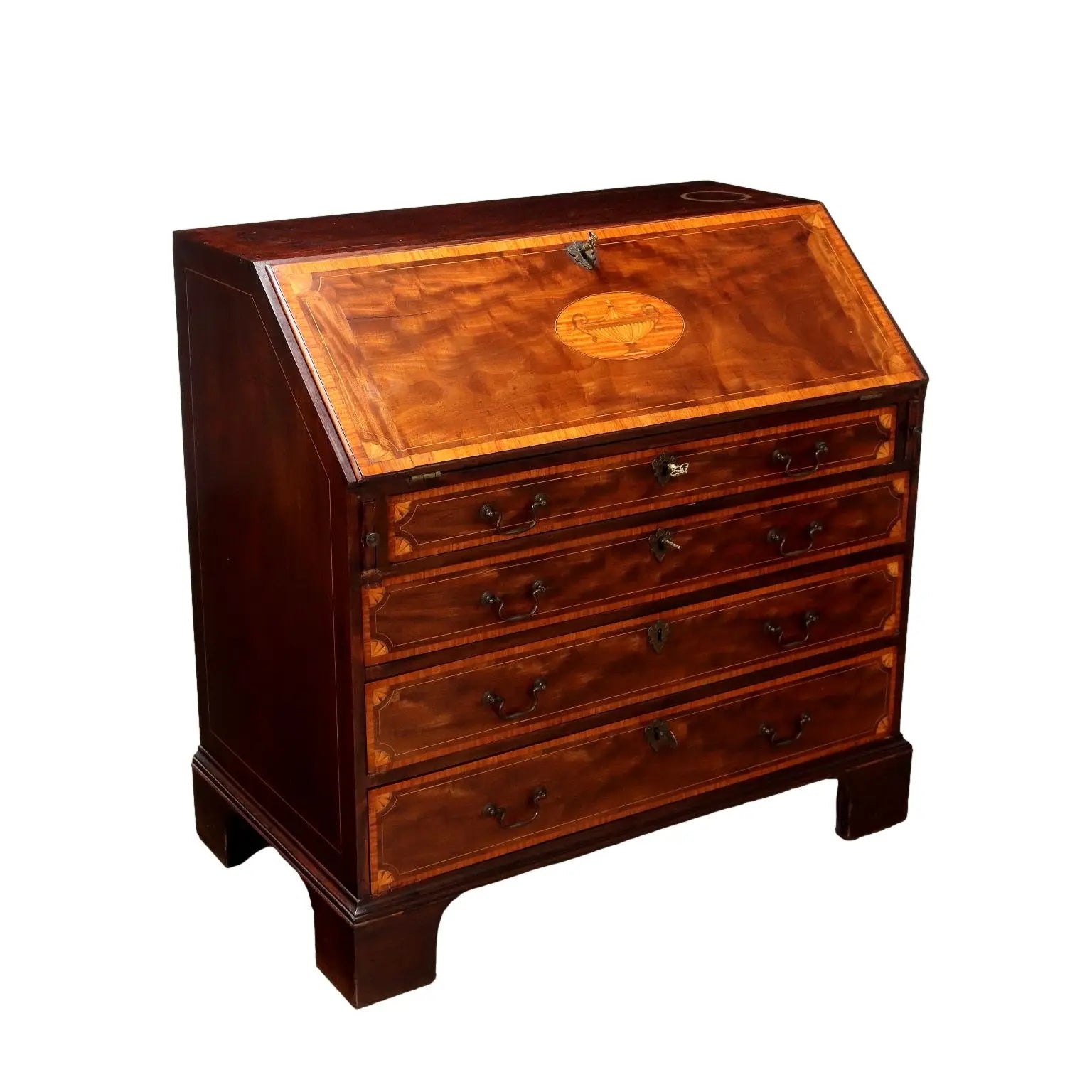 Antique Victorian Cabinet Mahogany Oak Decorations England '800 - England, Mid XIX Century | Antiques  Drop-Leaf Secretaire & Secretaire