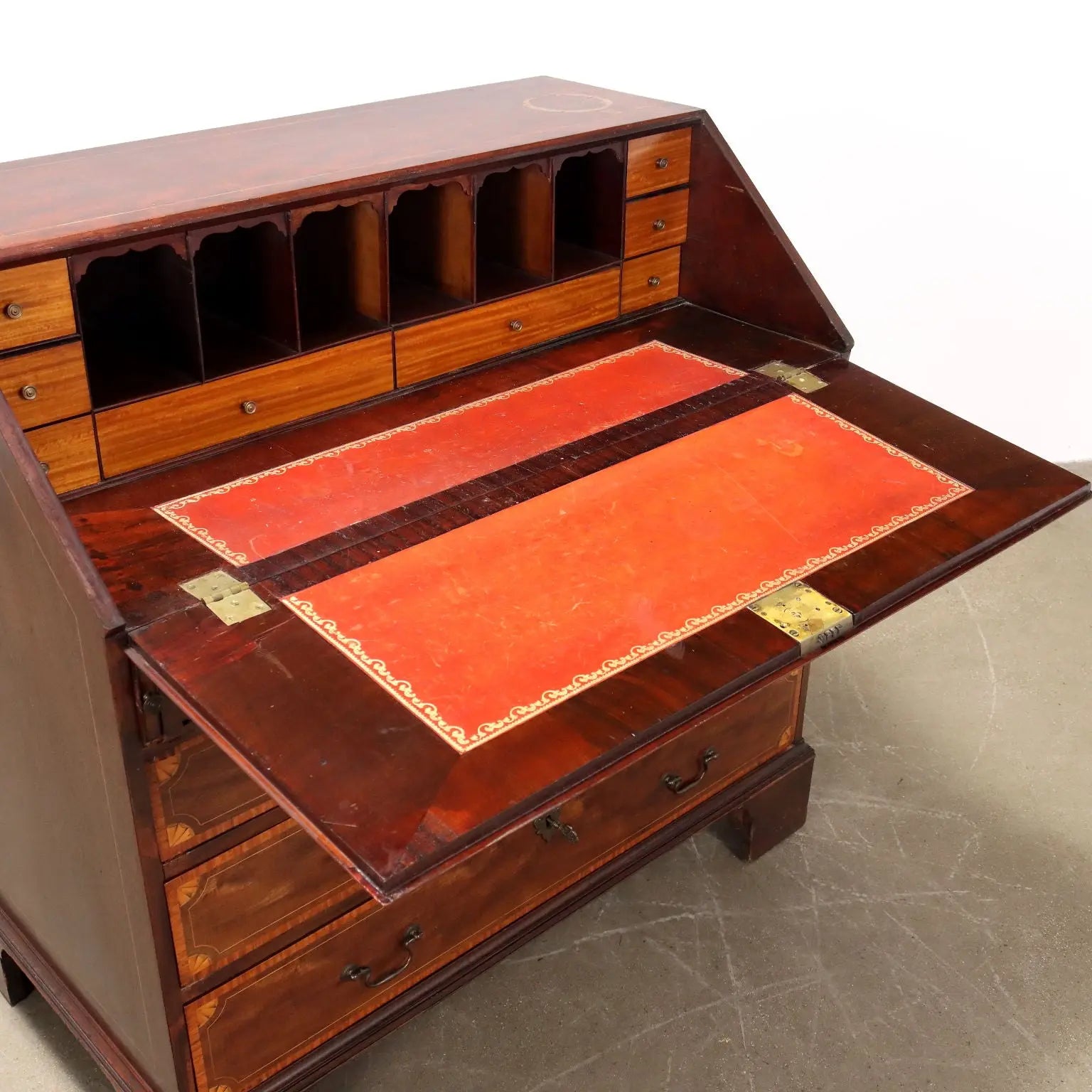 Antique Victorian Cabinet Mahogany Oak Decorations England '800 - England, Mid XIX Century | Antiques  Drop-Leaf Secretaire & Secretaire