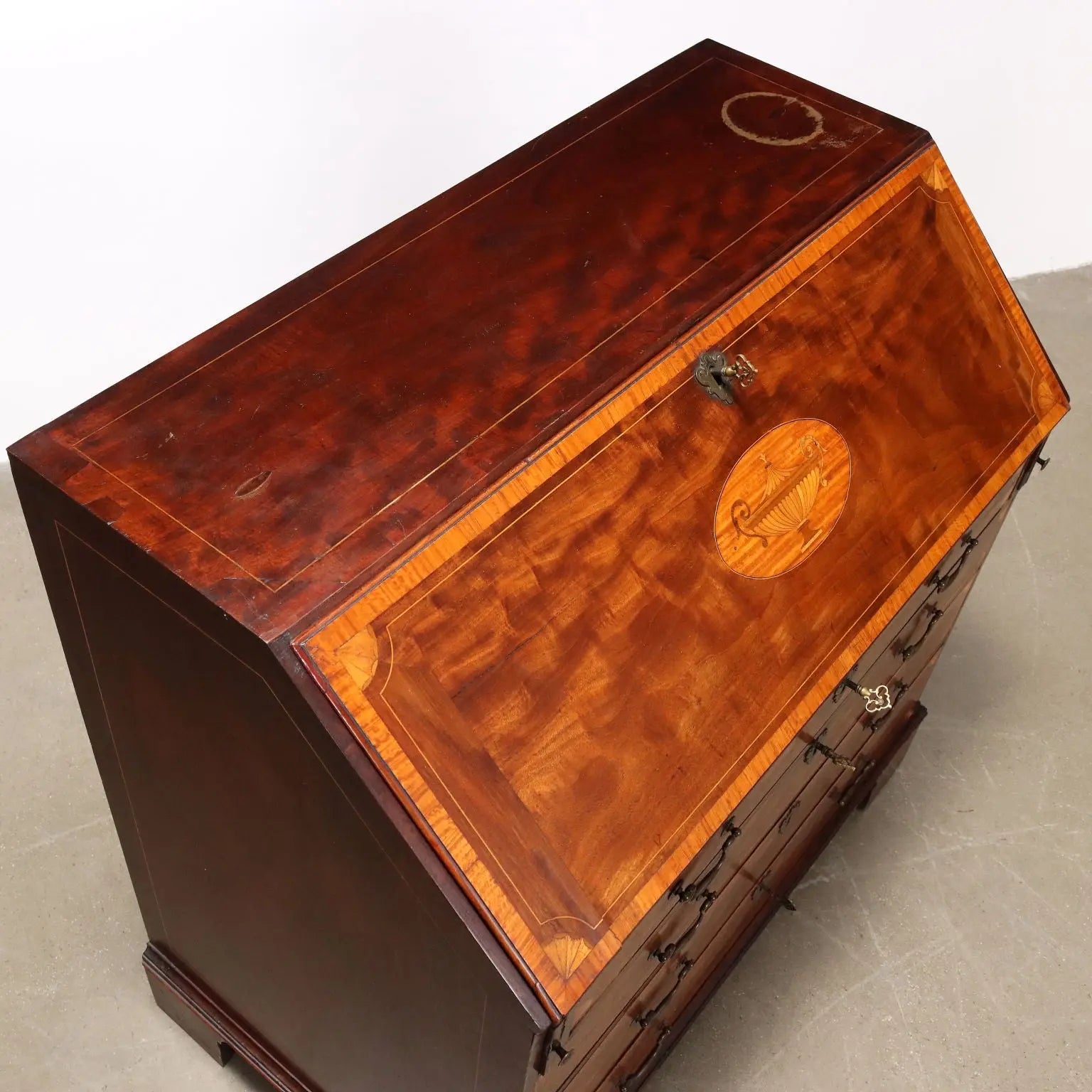 Antique Victorian Cabinet Mahogany Oak Decorations England '800 - England, Mid XIX Century | Antiques  Drop-Leaf Secretaire & Secretaire