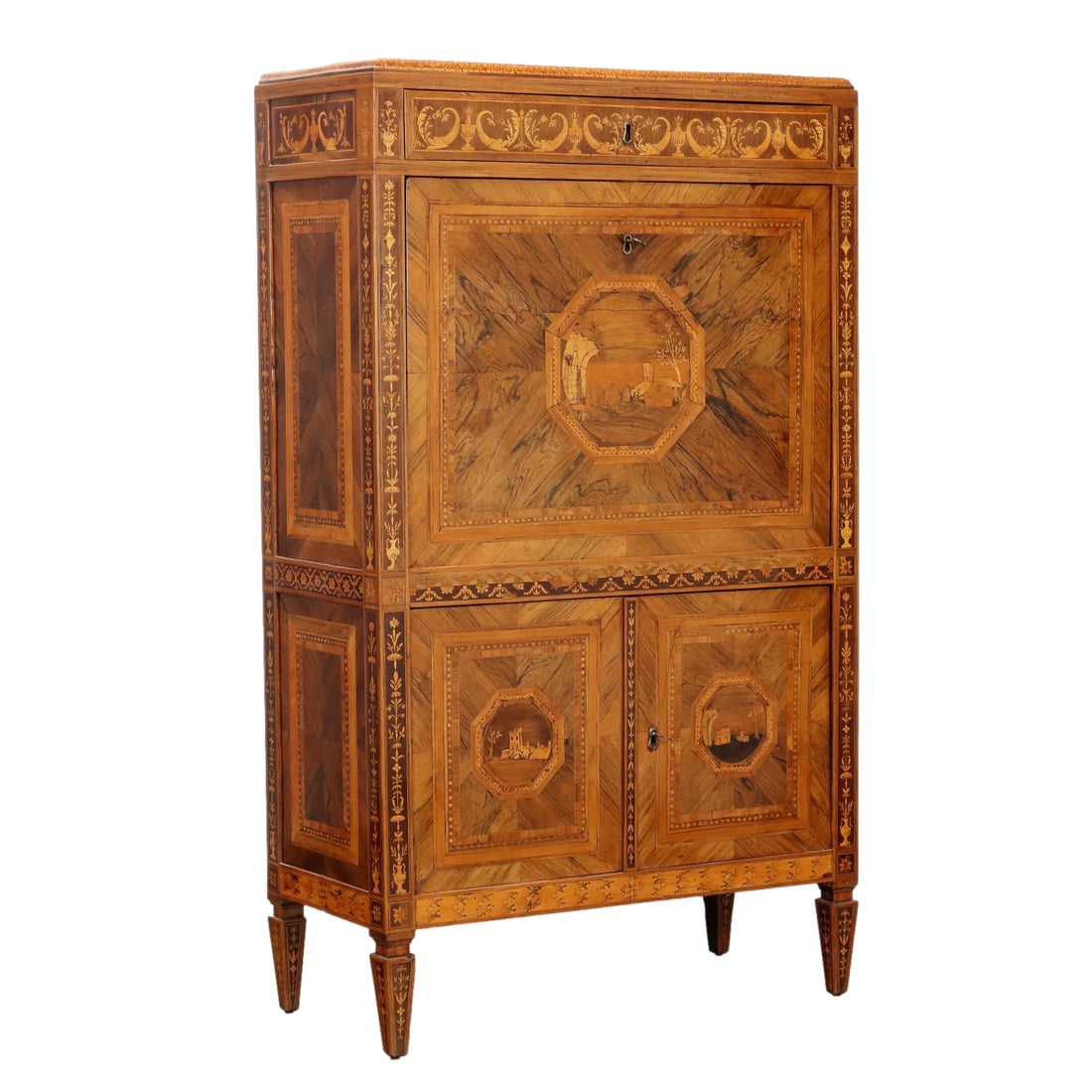  | Antiques  Drop-Leaf Secretaire & Secretaire