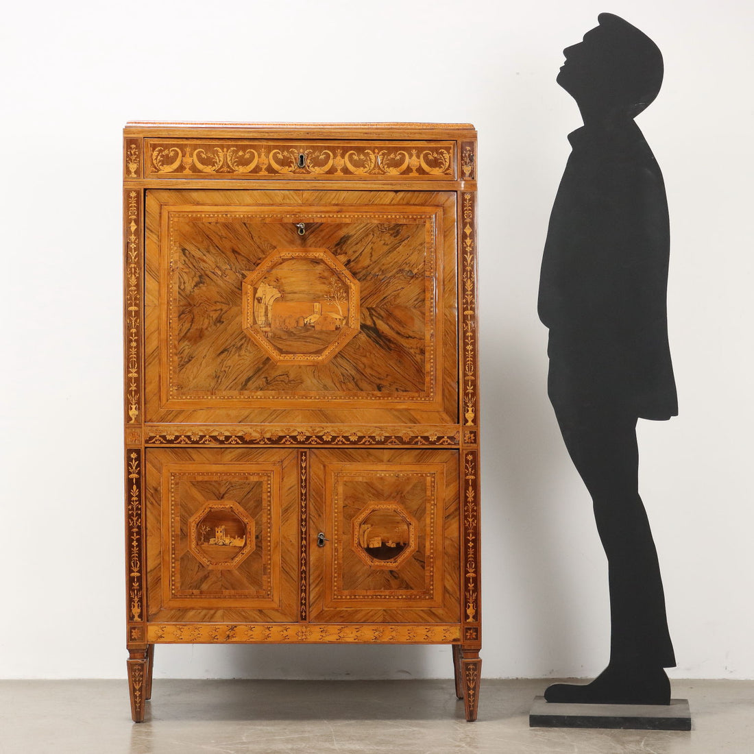  | Antiques  Drop-Leaf Secretaire & Secretaire