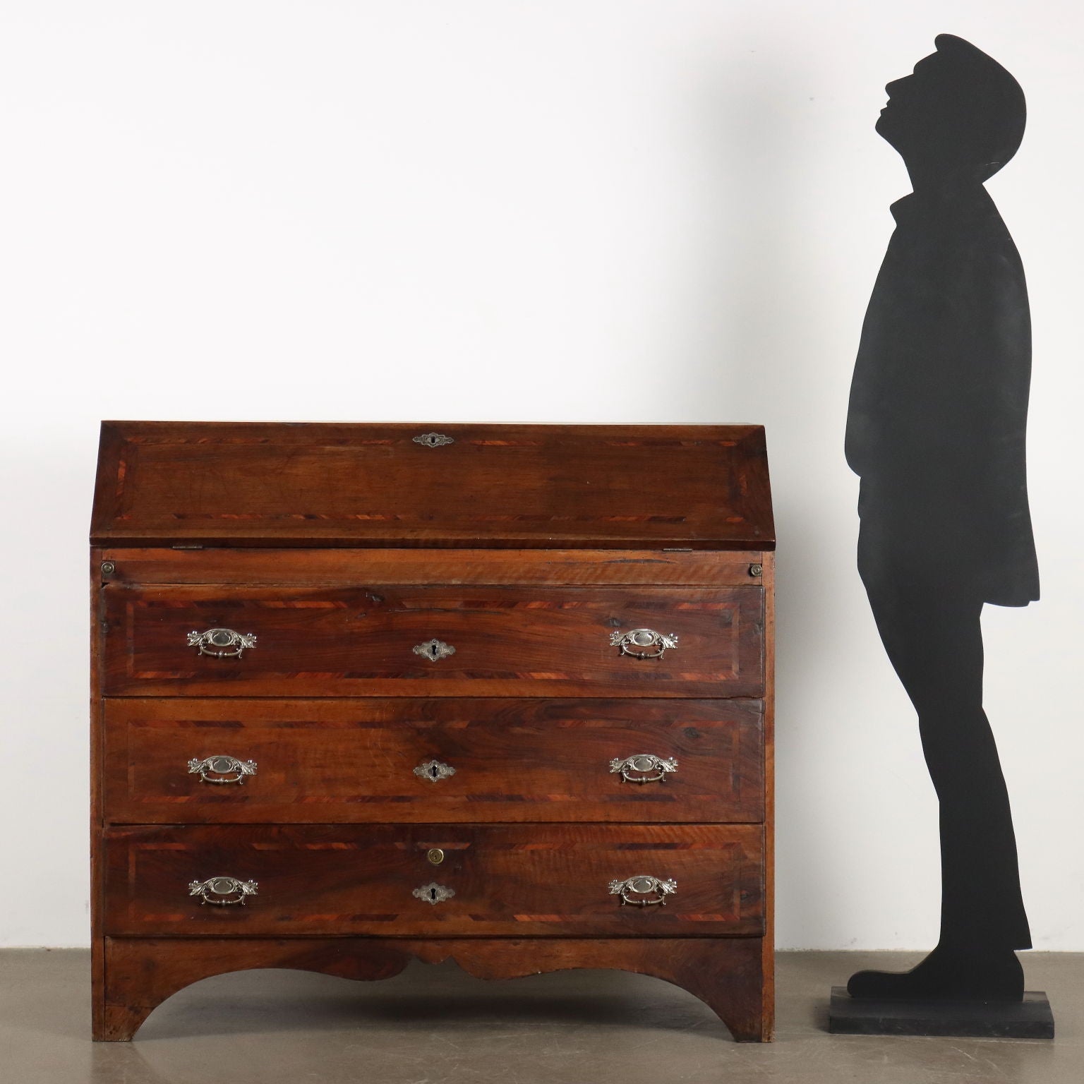  | Antiques  Drop-Leaf Secretaire & Secretaire