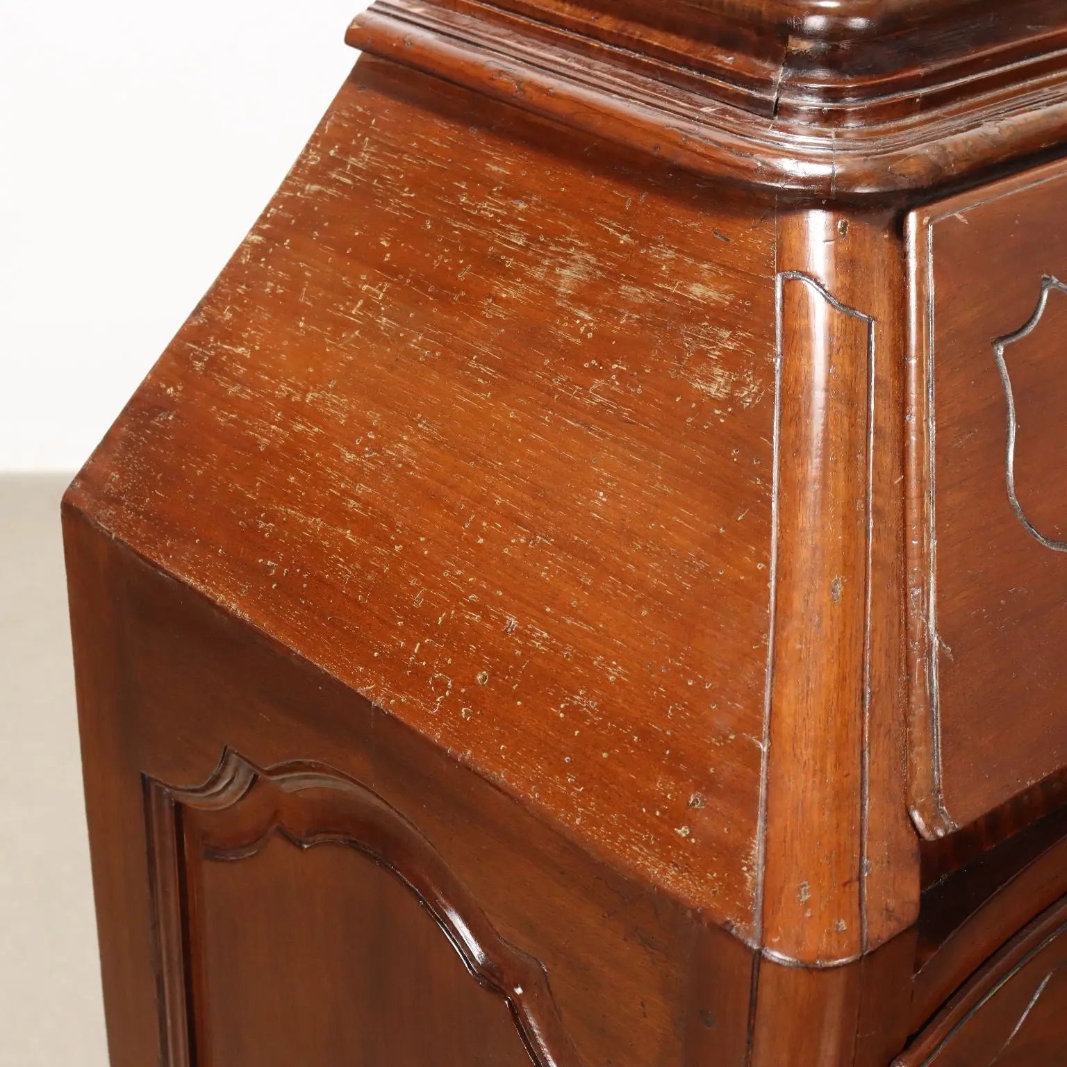 Baroque Walnut Bureau, 18th Century