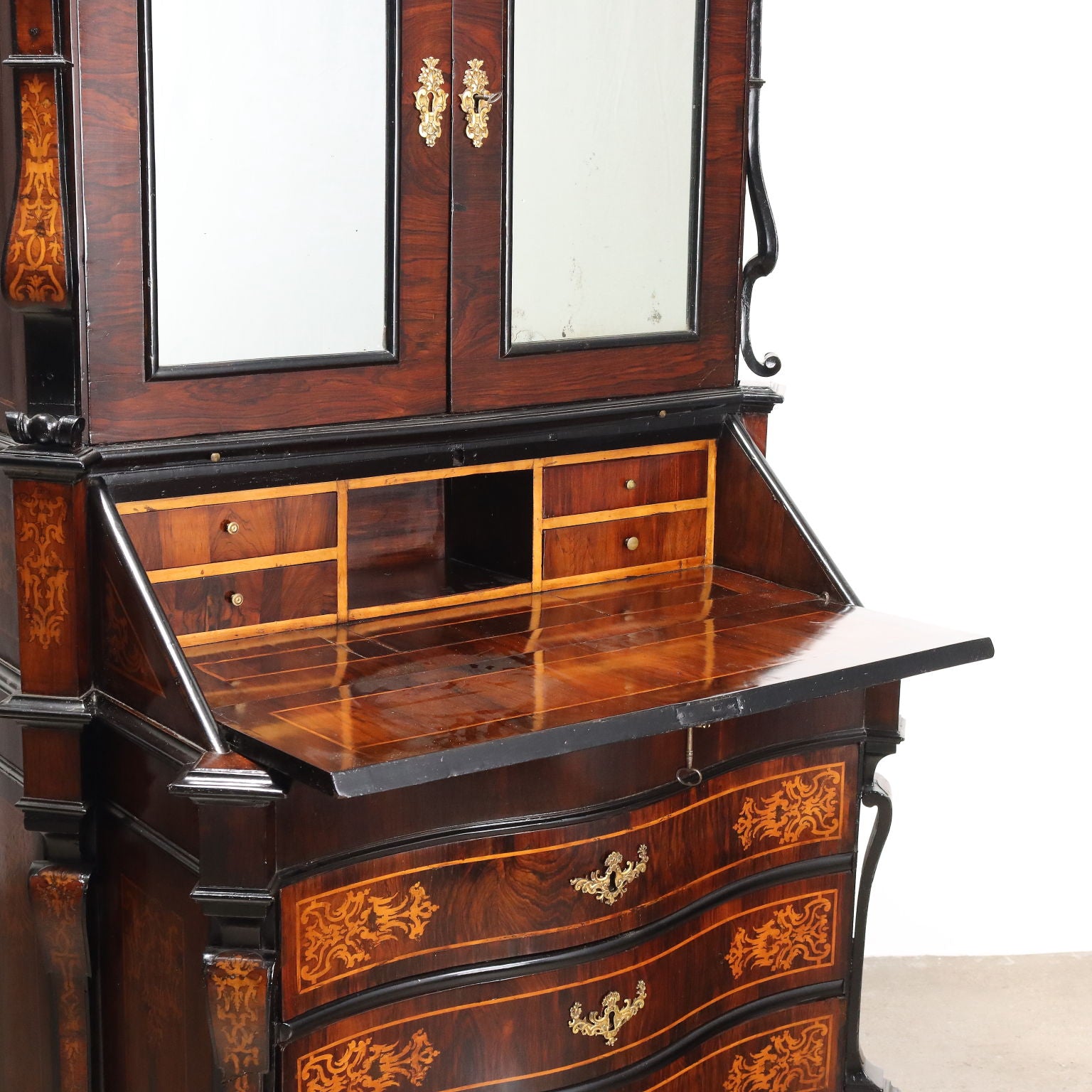  | Antiques  Drop-Leaf Secretaire & Secretaire