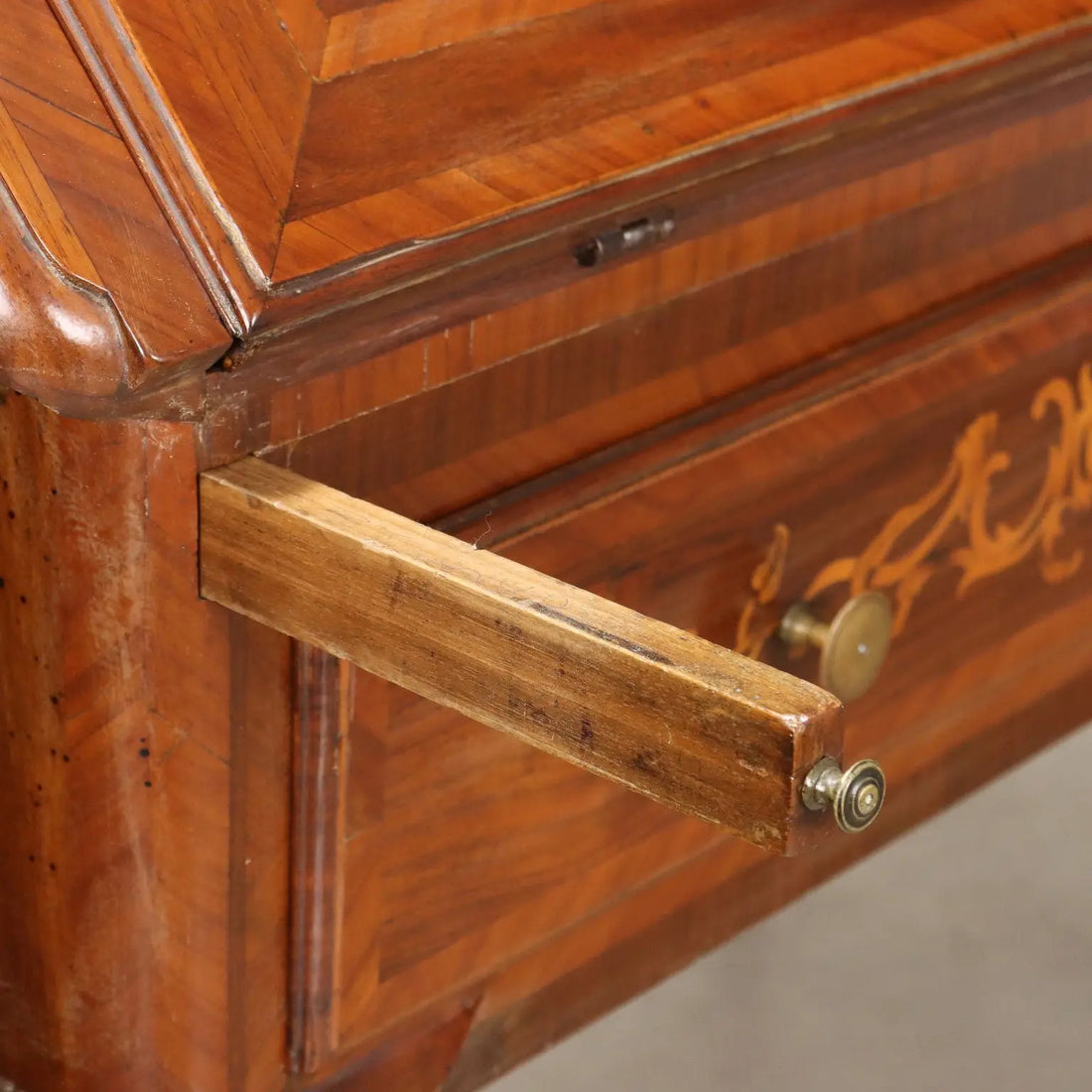 Piedmontese Drop-Front Desk in Walnut 18th Century