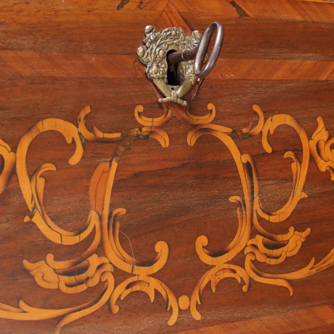 Piedmontese Drop-Front Desk in Walnut 18th Century