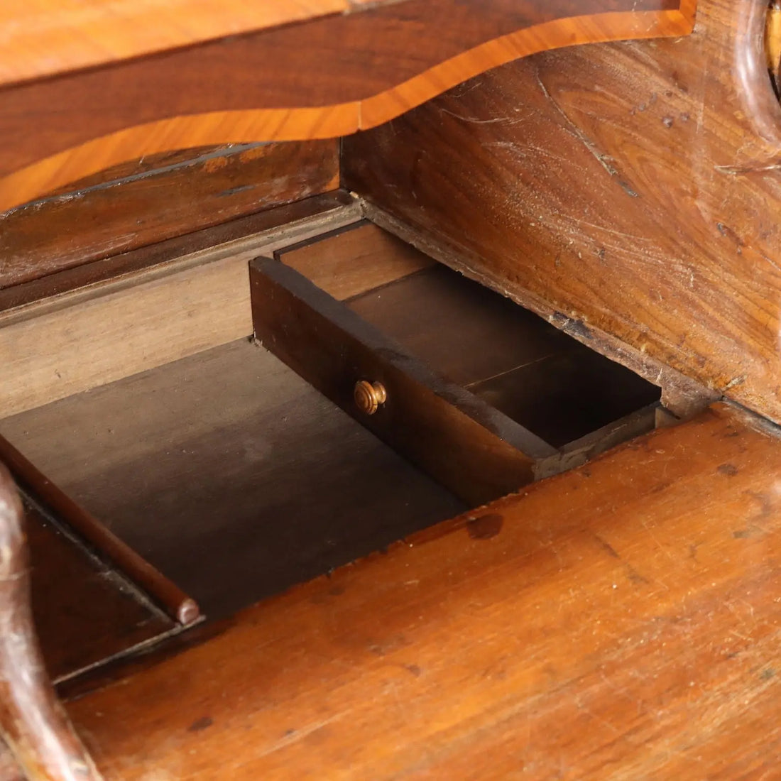 Piedmontese Drop-Front Desk in Walnut 18th Century