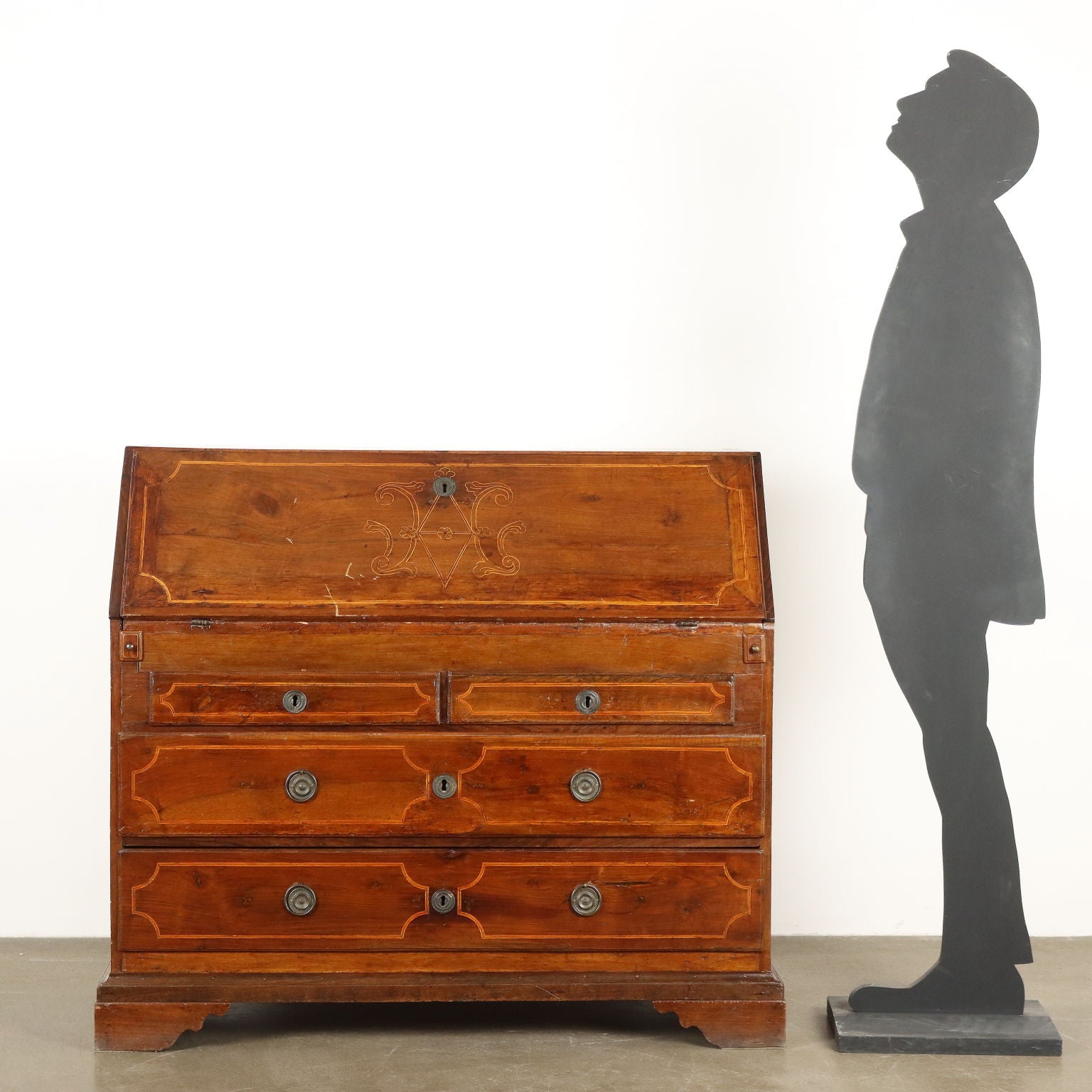  | Antiques  Drop-Leaf Secretaire & Secretaire