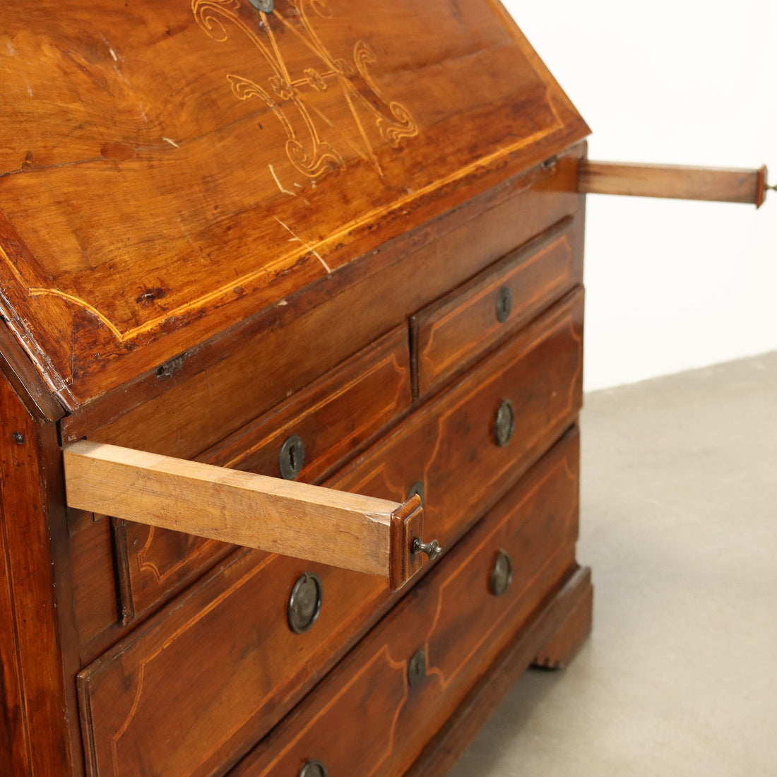  | Antiques  Drop-Leaf Secretaire & Secretaire